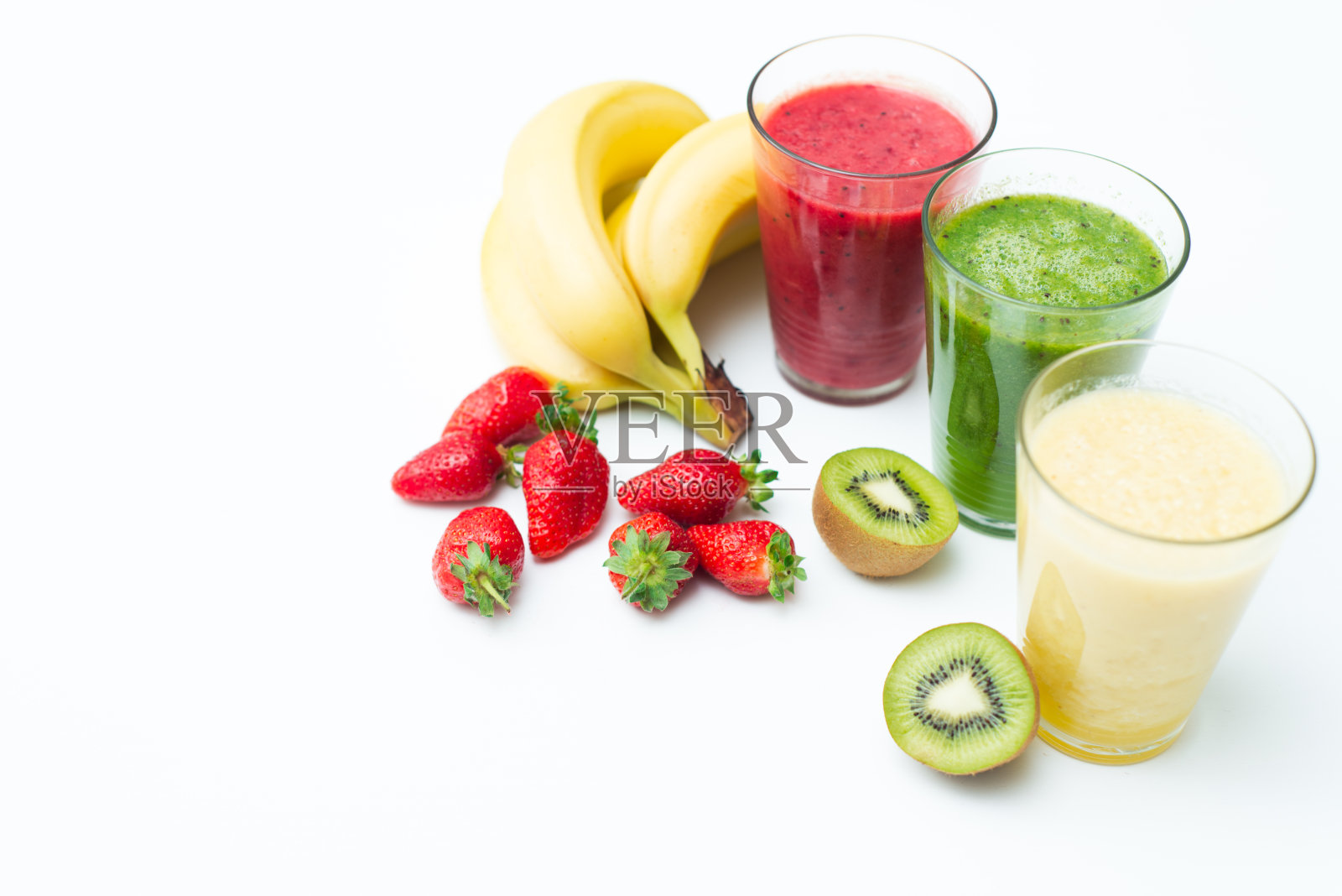 五彩缤纷的冰沙照片摄影图片