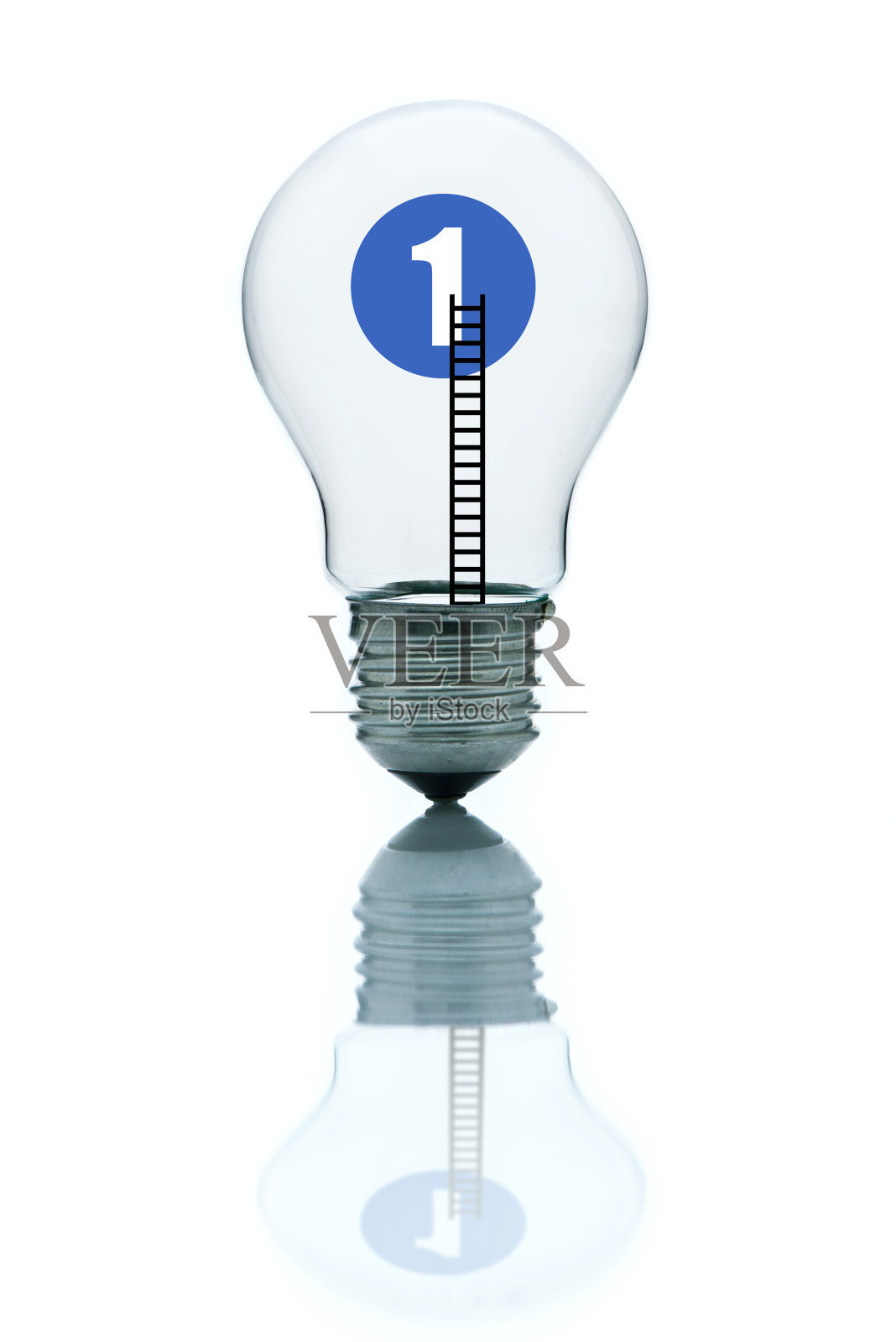 通往成功的阶梯,到达第一名照片摄影图片