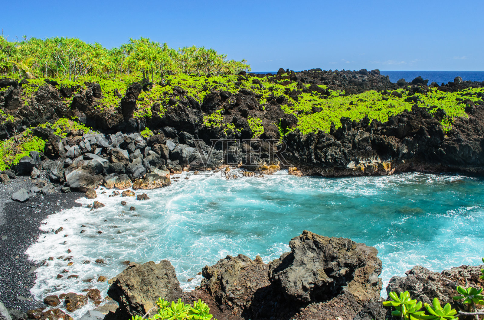 Waianapanapa州立公园照片摄影图片