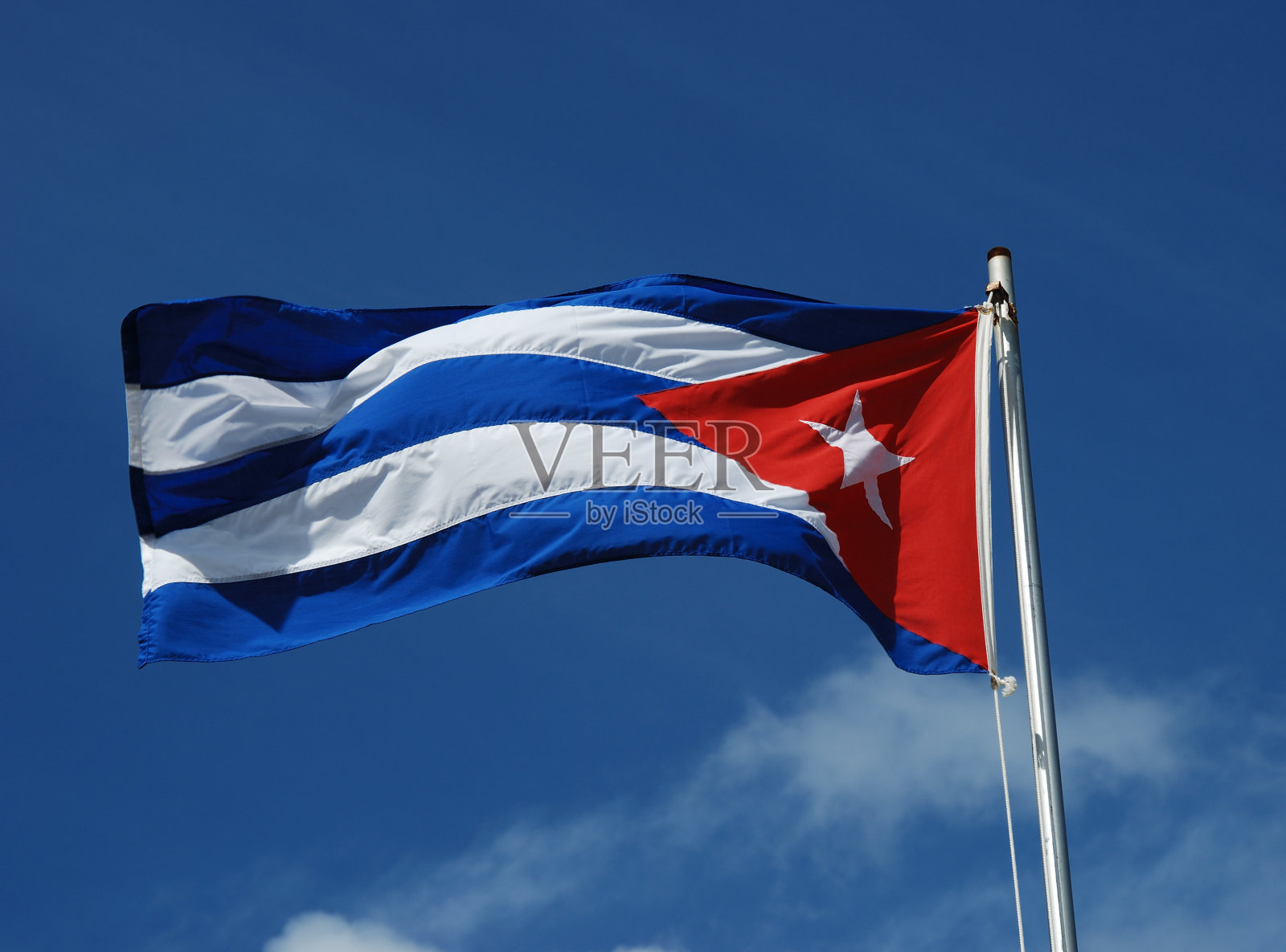 古巴国旗照片摄影图片