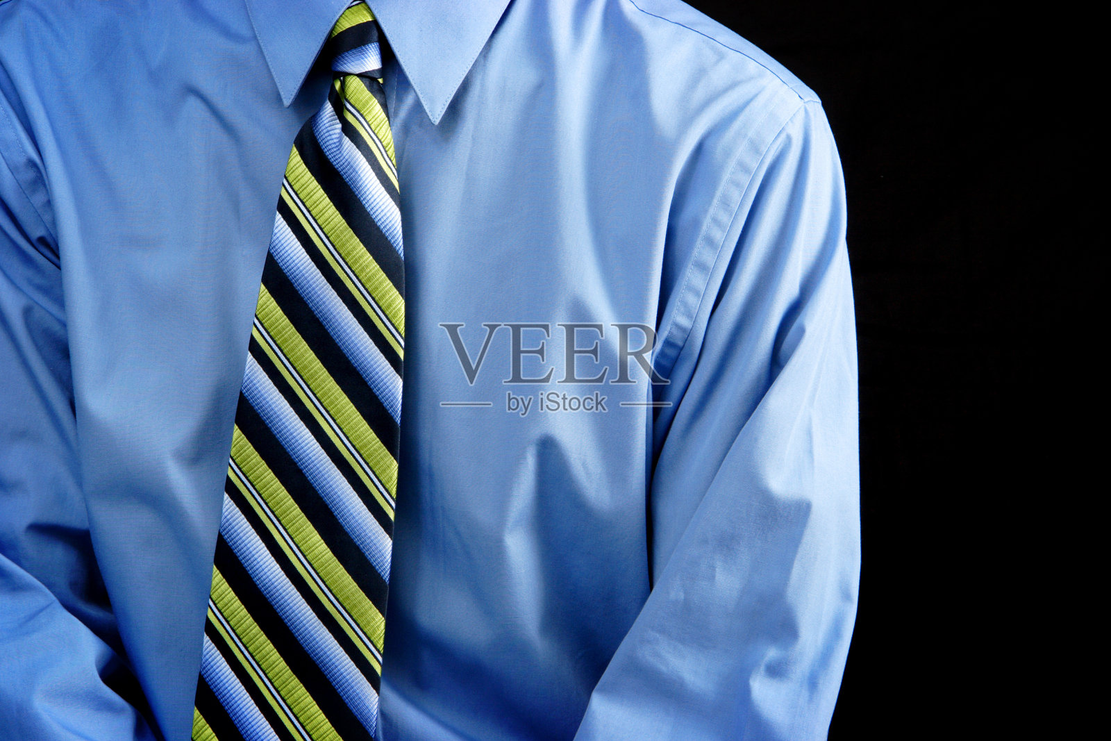 商务衬衫和领带照片摄影图片