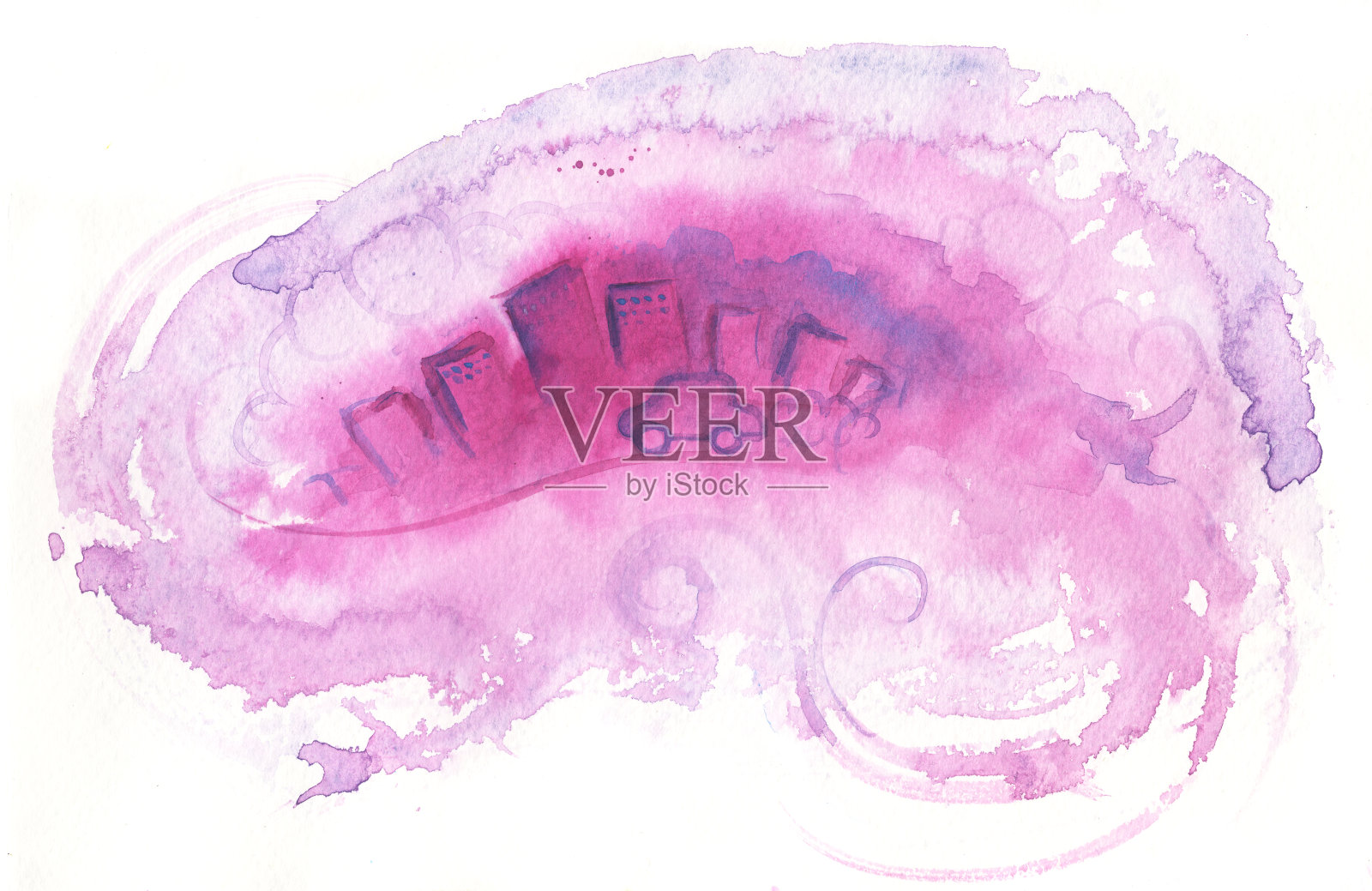 城市中的汽车插画图片素材