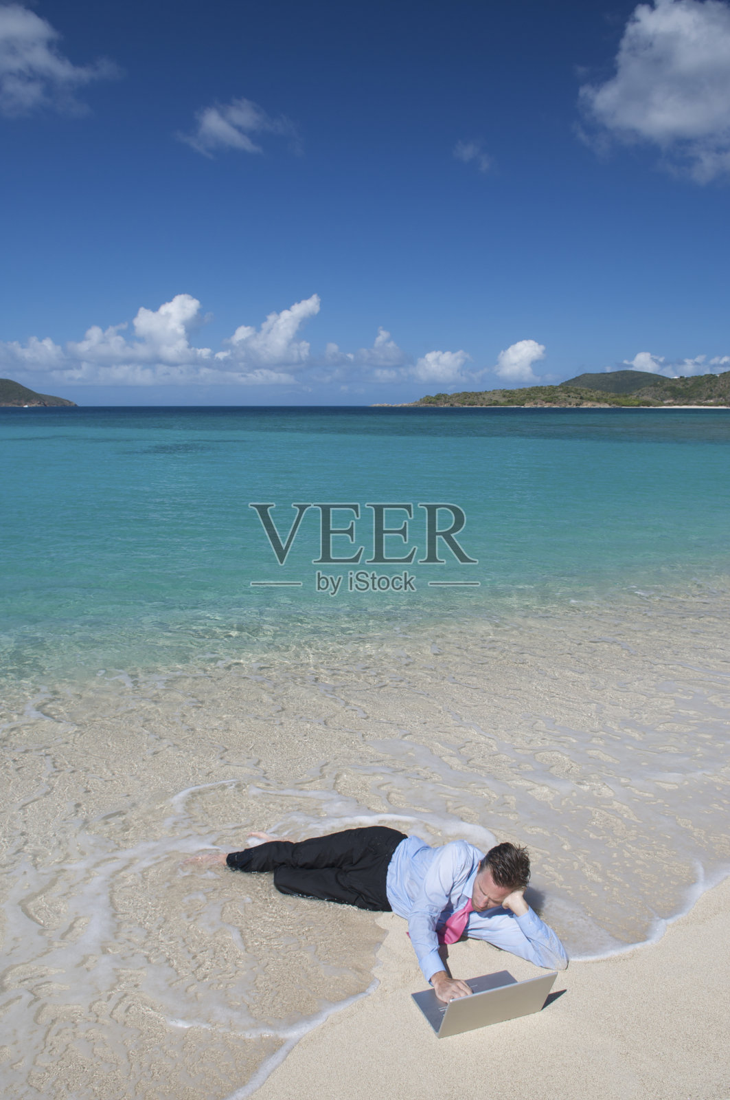 商人工作上岸照片摄影图片