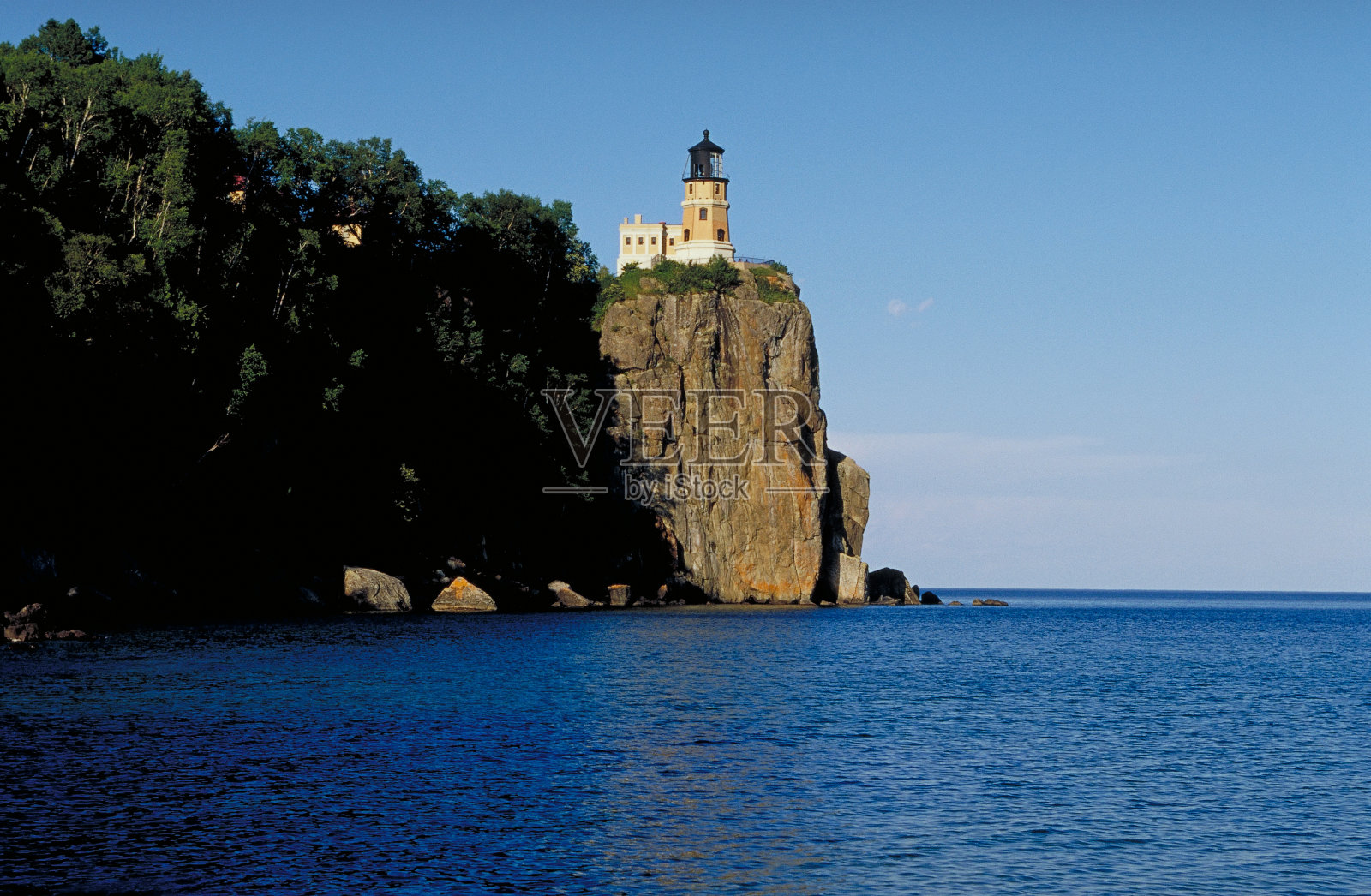 劈石灯塔照片摄影图片