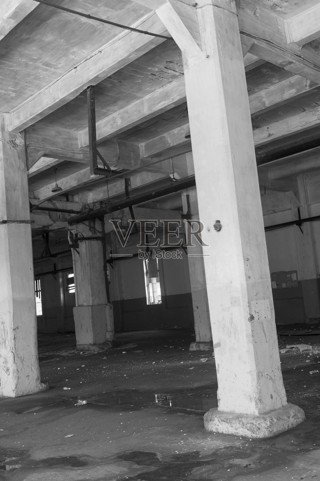 古巴哈瓦那市中心的房子黑白照片照片摄影图片