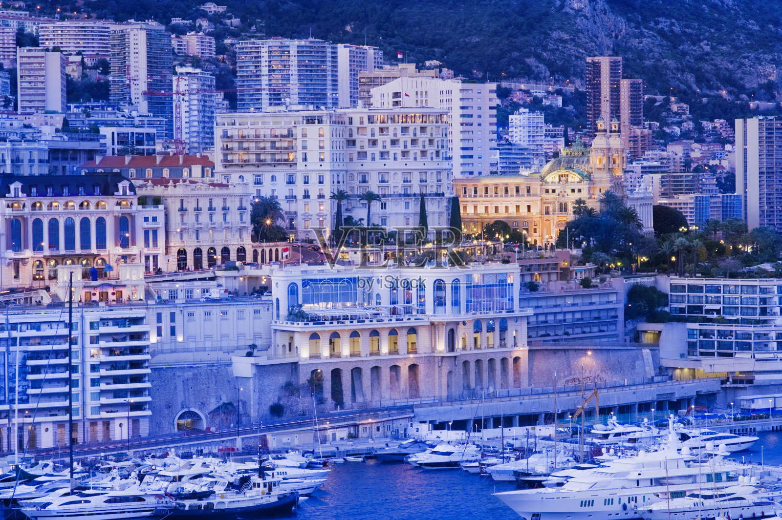 蒙特卡洛的摩纳哥港口和码头照片摄影图片