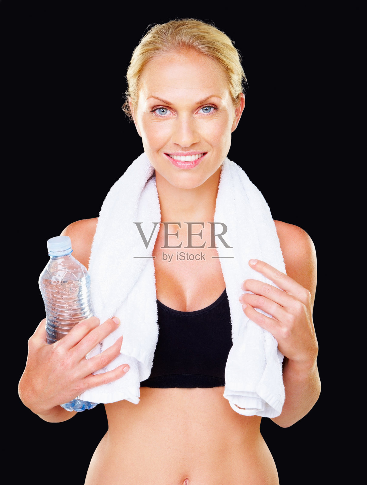 女人都准备好去锻炼了照片摄影图片