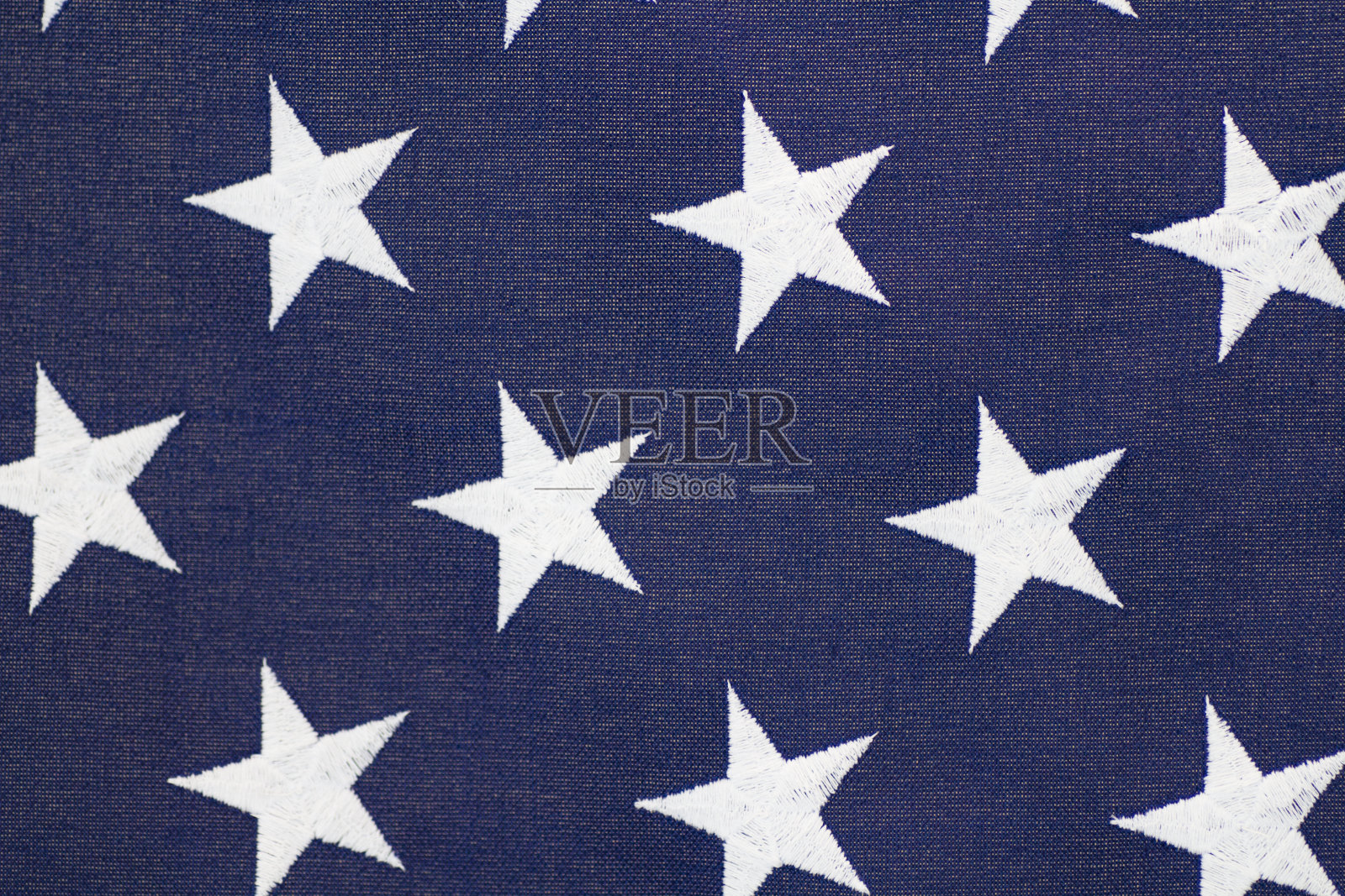 美国国旗上编织的星星照片摄影图片