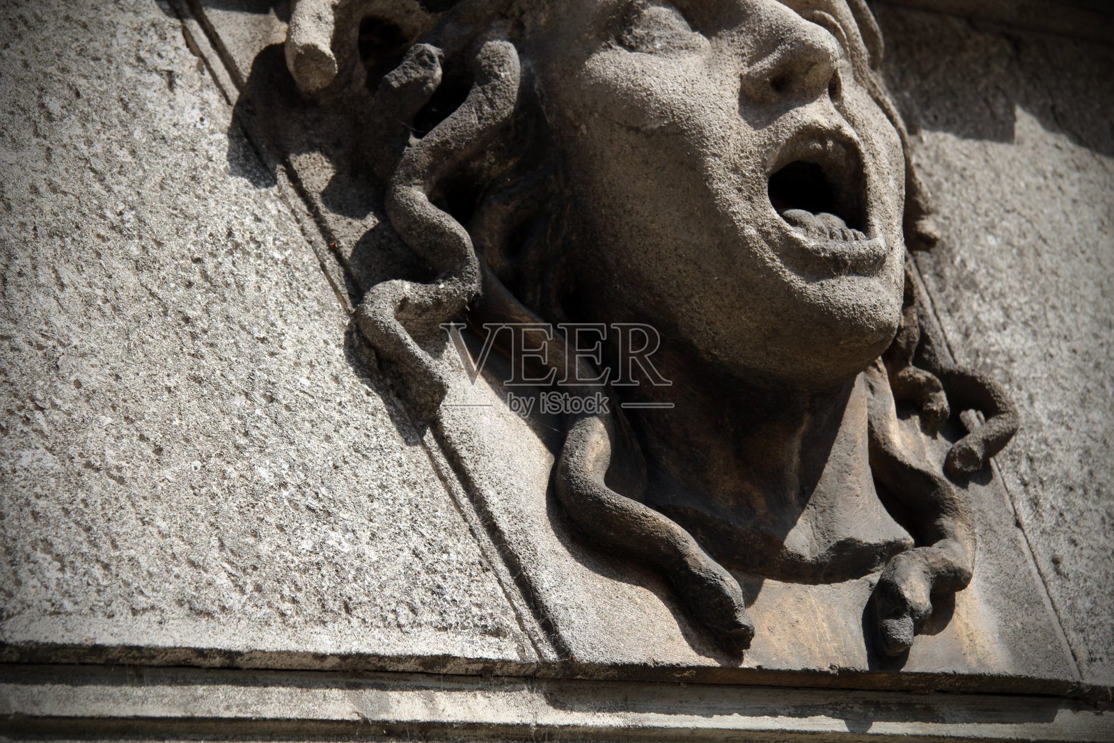 美杜莎的头照片摄影图片