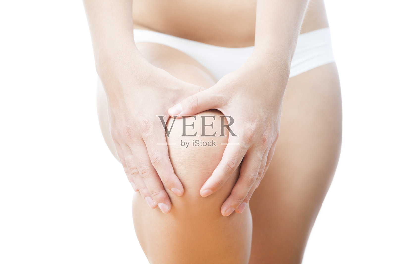 膝盖疼痛照片摄影图片