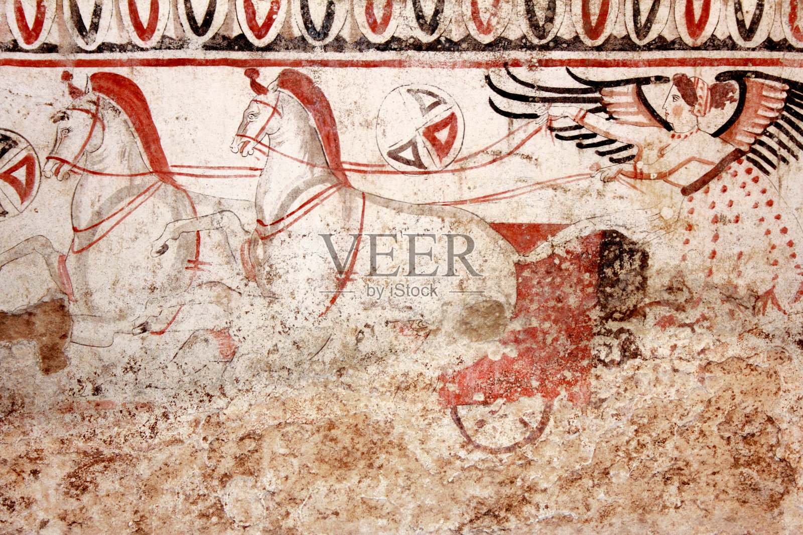 战车上的女神(公元前480-470年)照片摄影图片