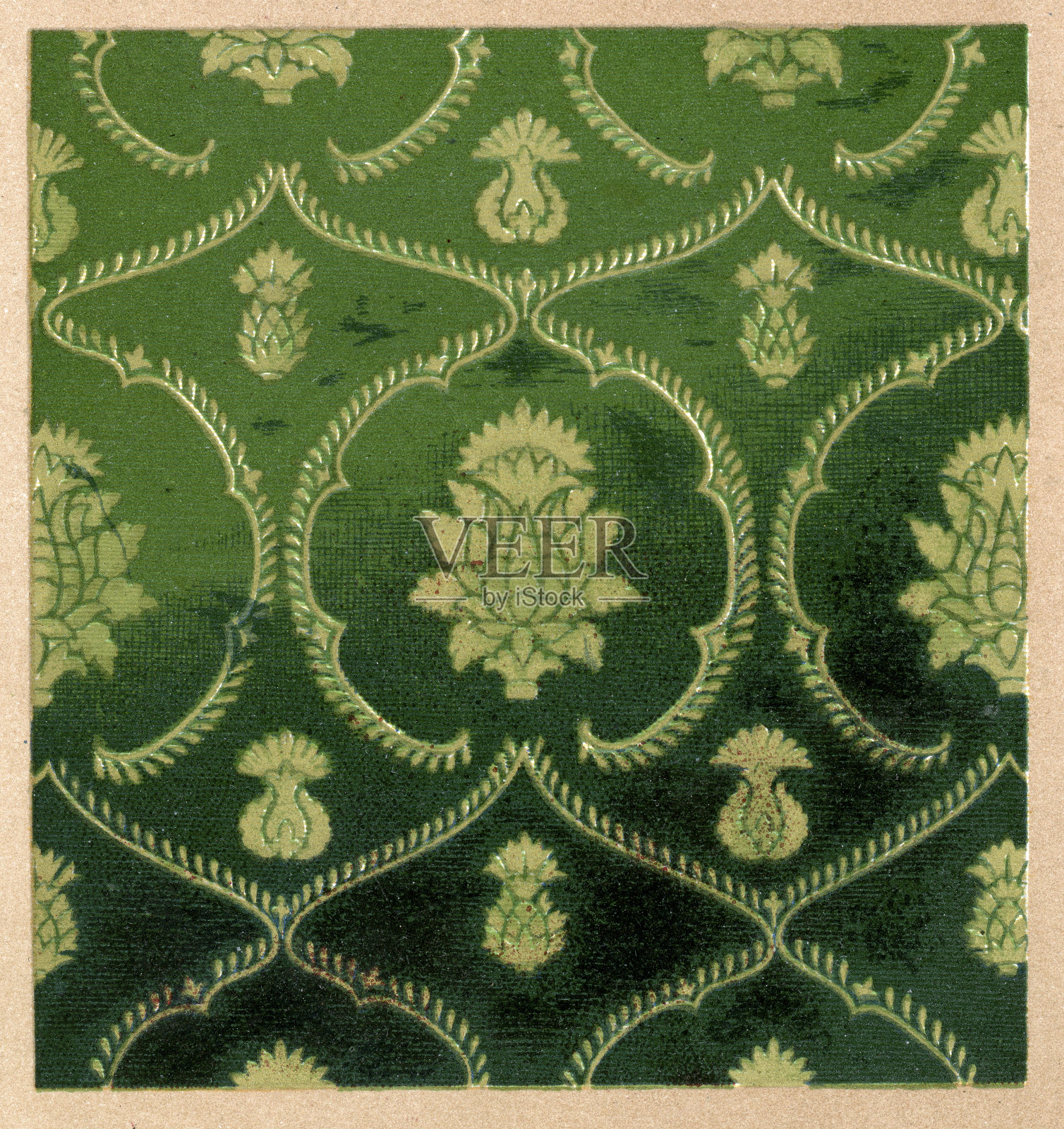 裂片哥特式叶图案插画图片素材