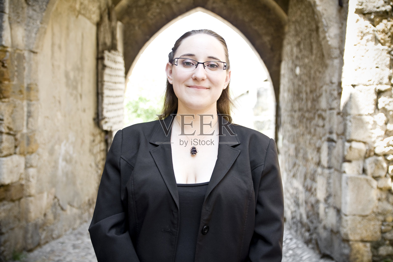 平静的肖像照片摄影图片