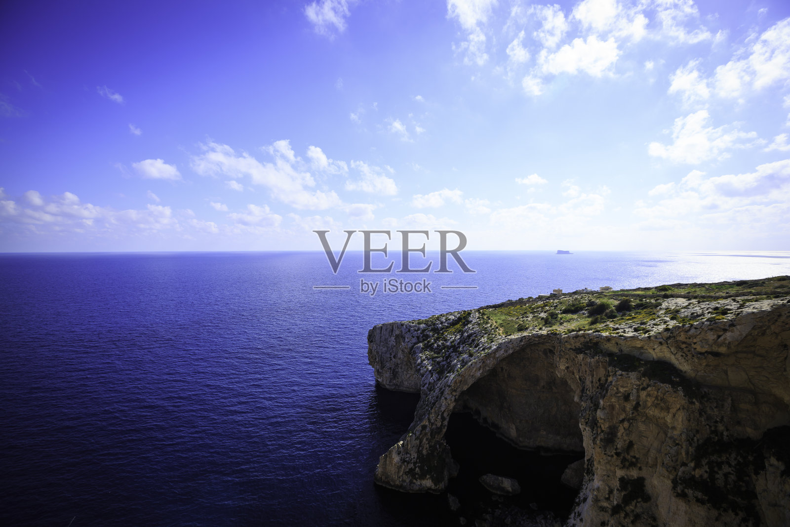 蓝色的洞穴照片摄影图片