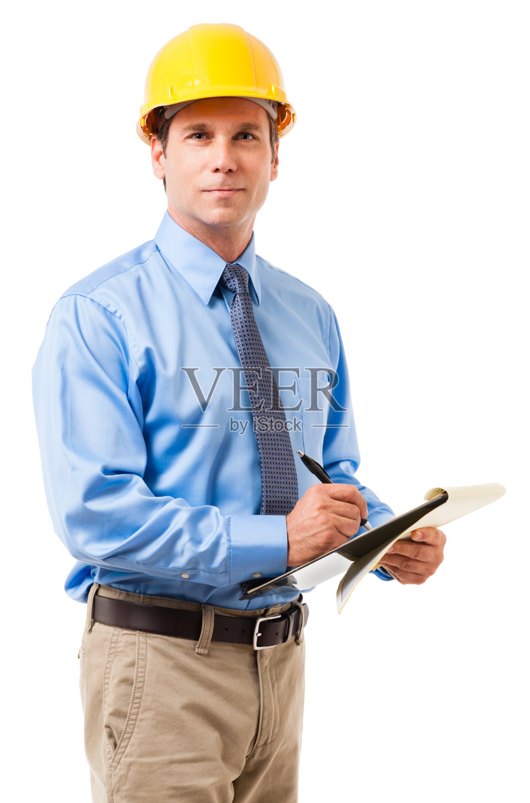 建筑承包商,白人商人照片摄影图片