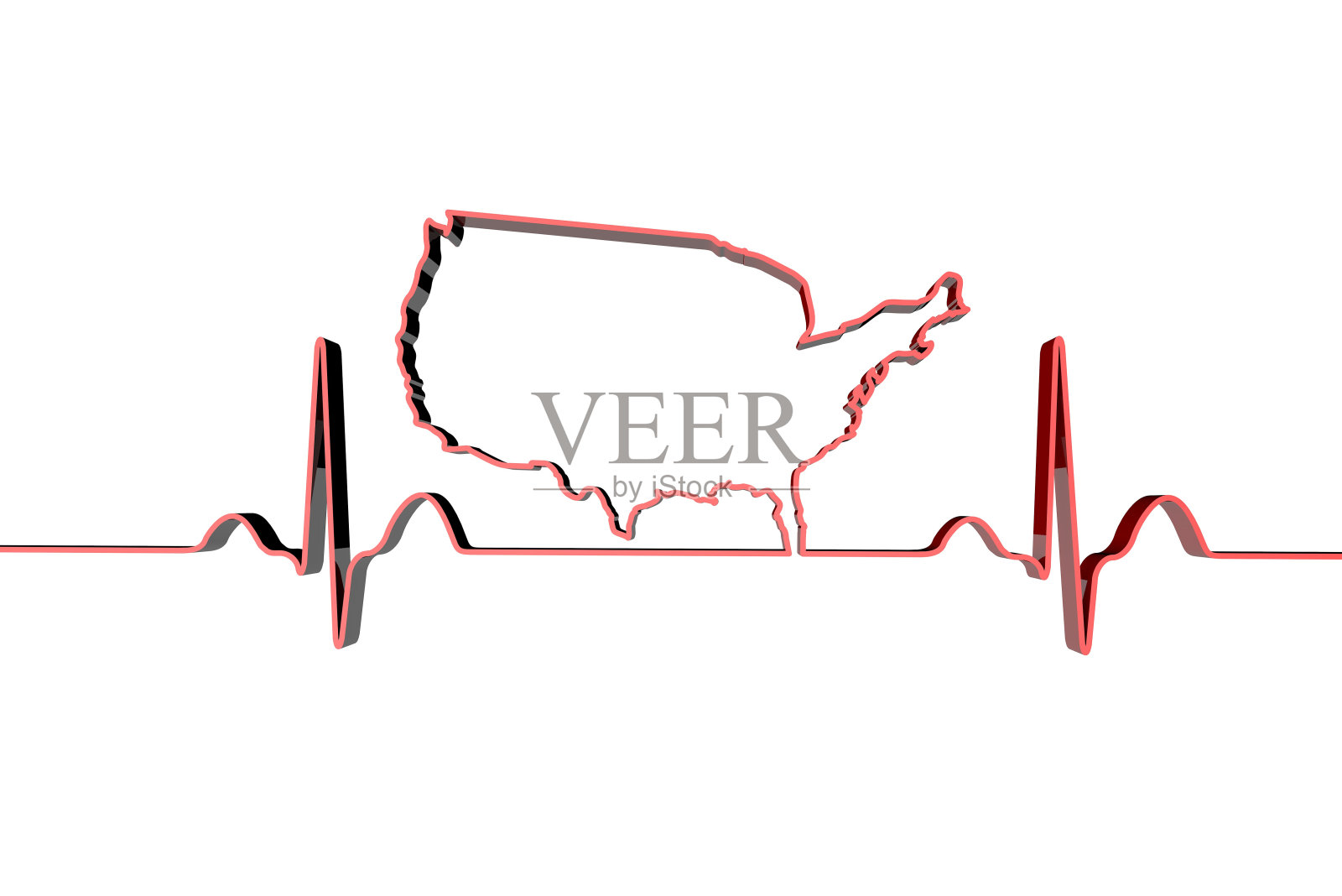 美国EGC心率照片摄影图片