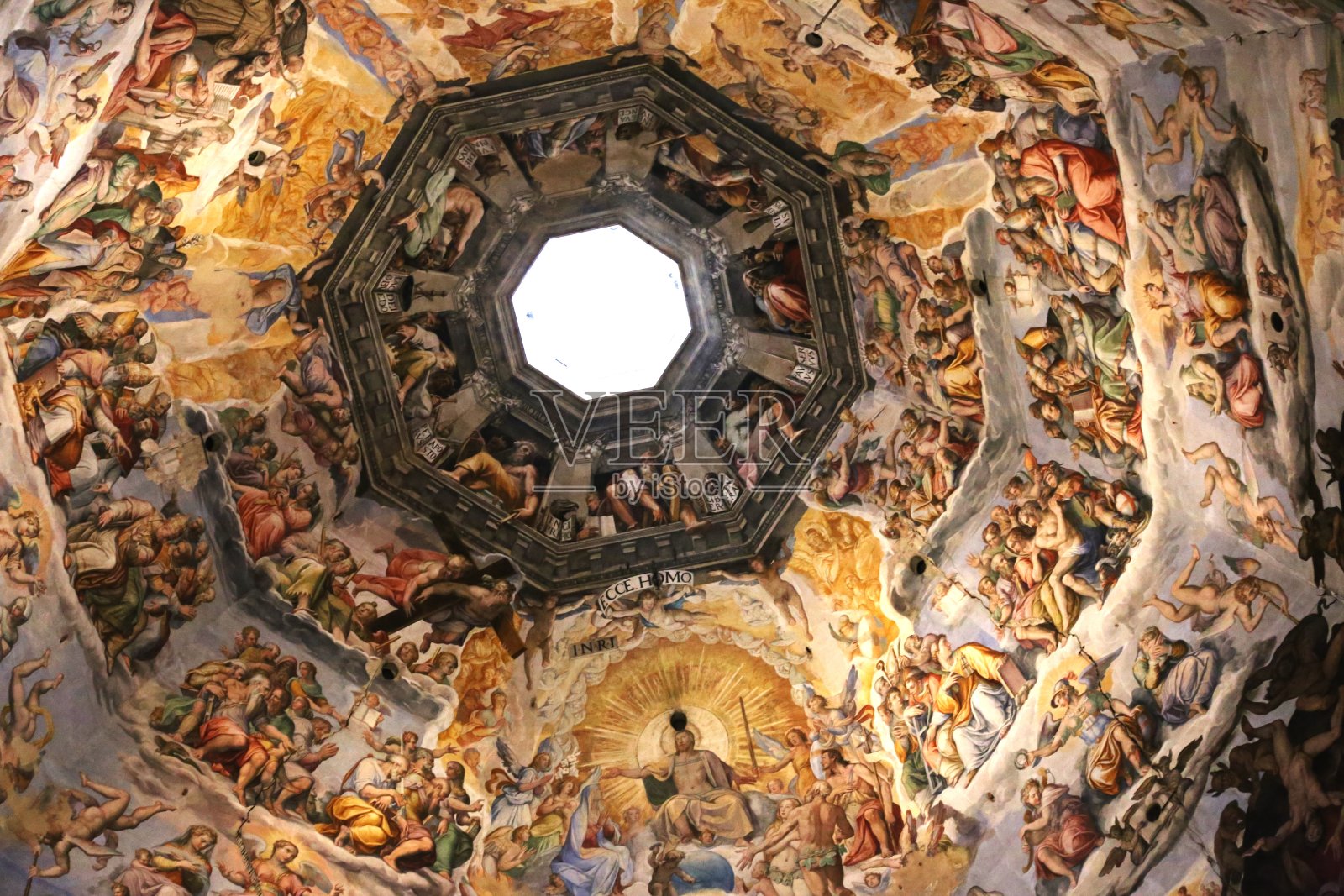 大教堂圣母百花大教堂圆顶照片摄影图片