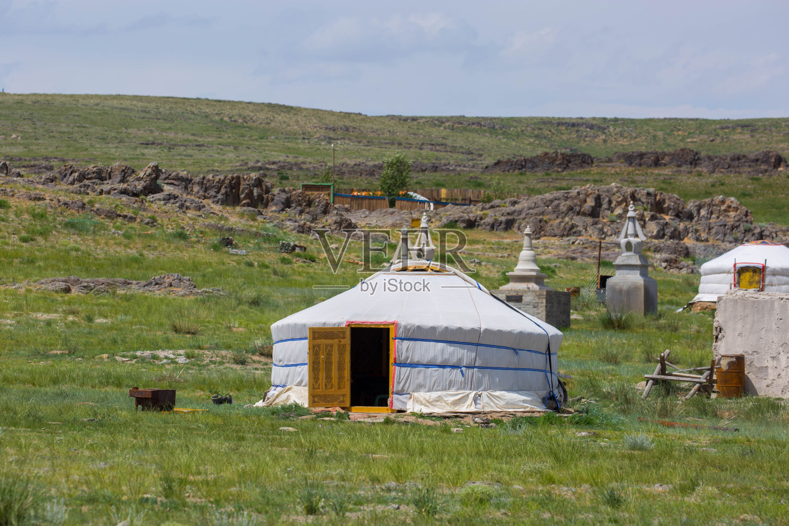 蒙古:传统蒙古包照片摄影图片