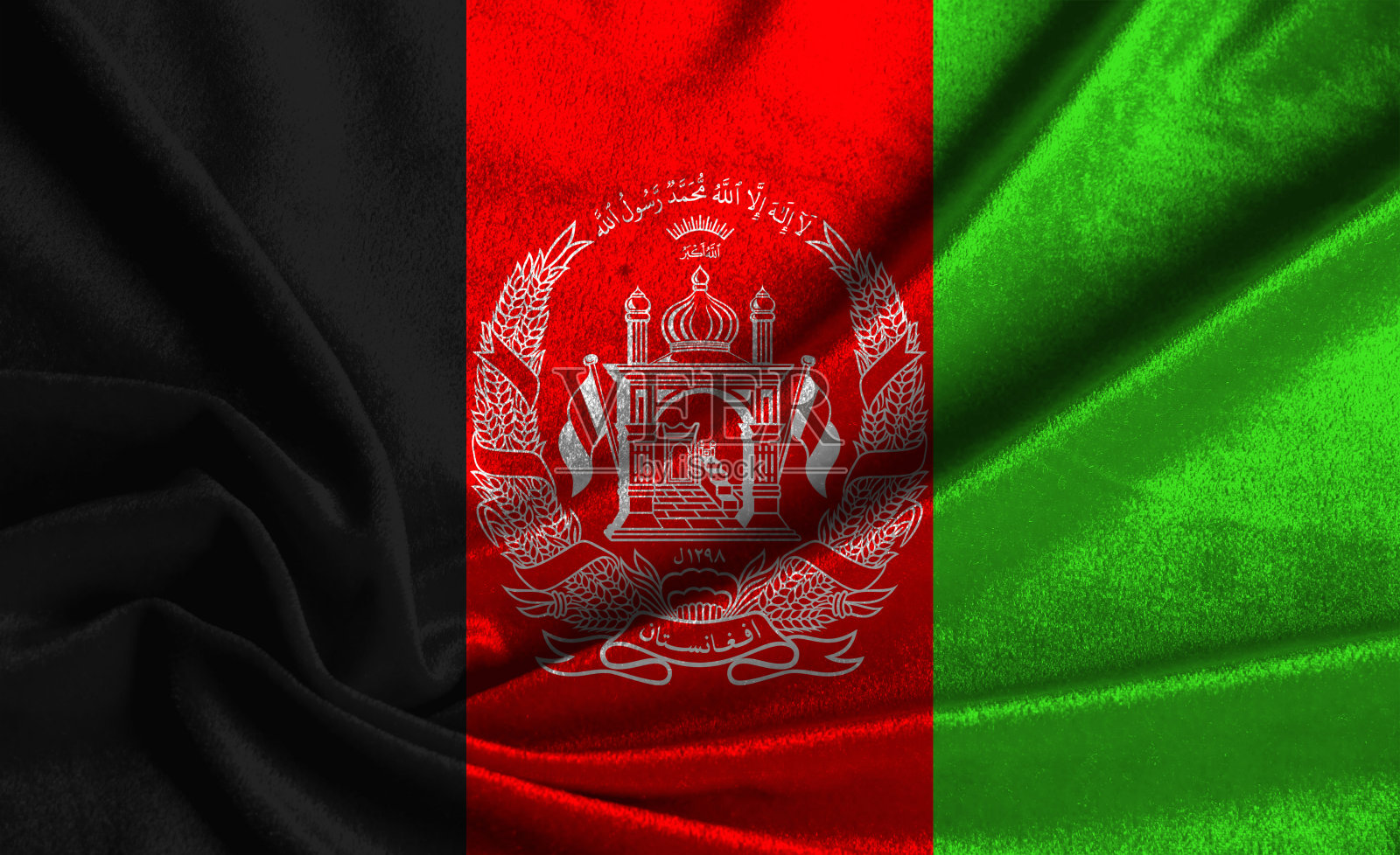 阿富汗的国旗照片摄影图片