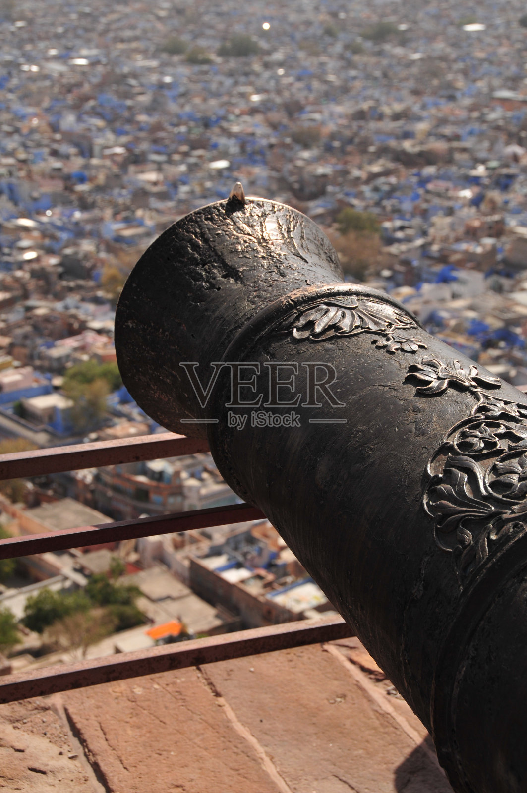 梅兰加尔堡,乔德普尔,拉贾斯坦邦,印度。照片摄影图片