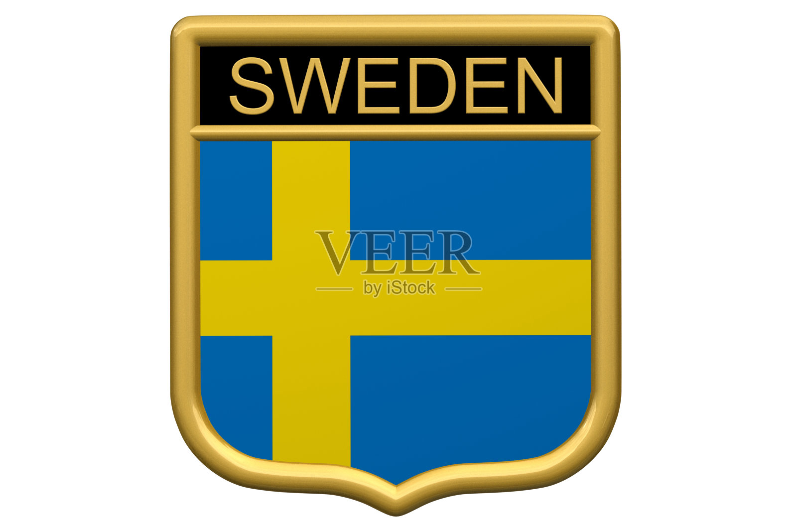 盾牌补丁-瑞典照片摄影图片