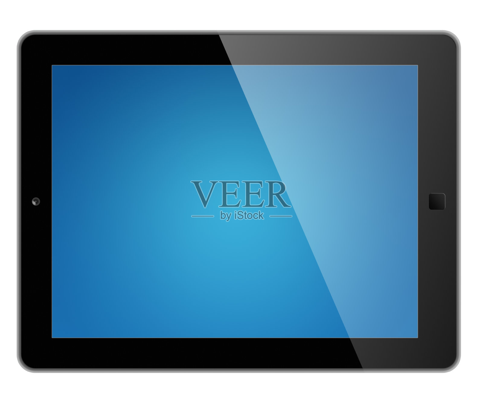 数字平板与剪辑路径的屏幕照片摄影图片