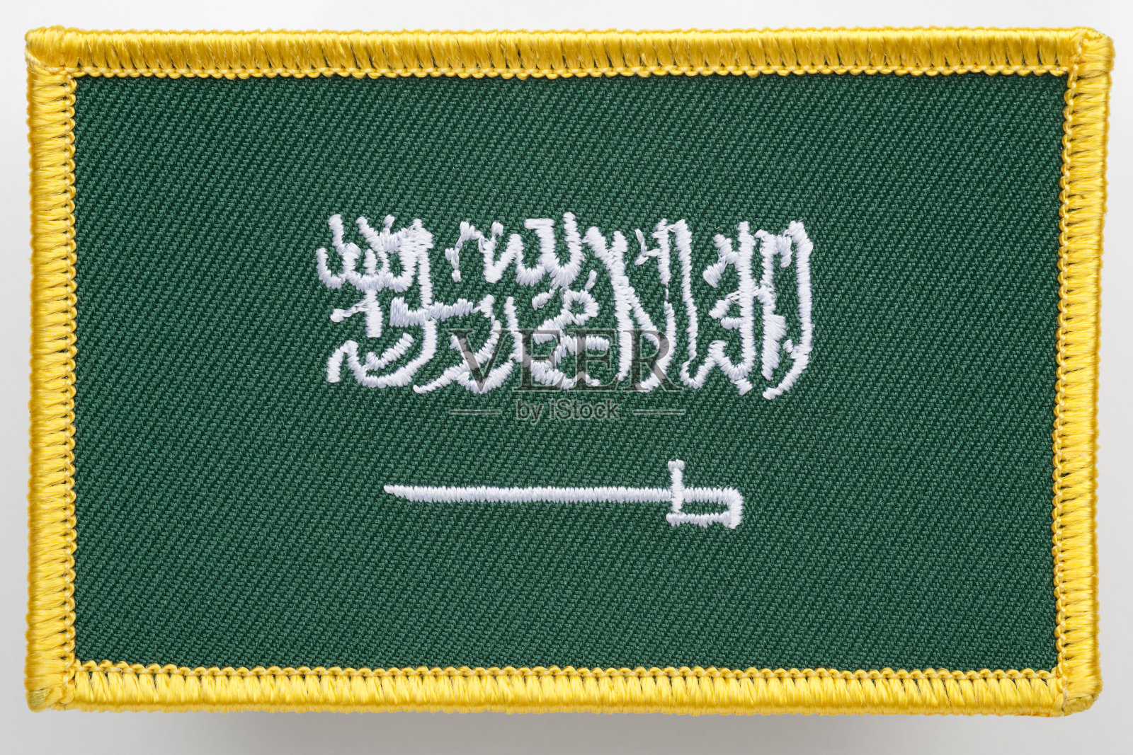 沙特阿拉伯国旗。照片摄影图片