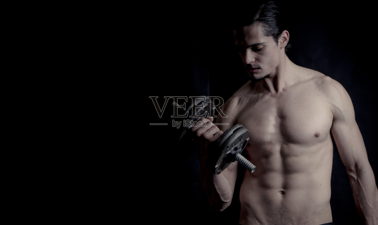 Budybuilder肖像照片摄影图片