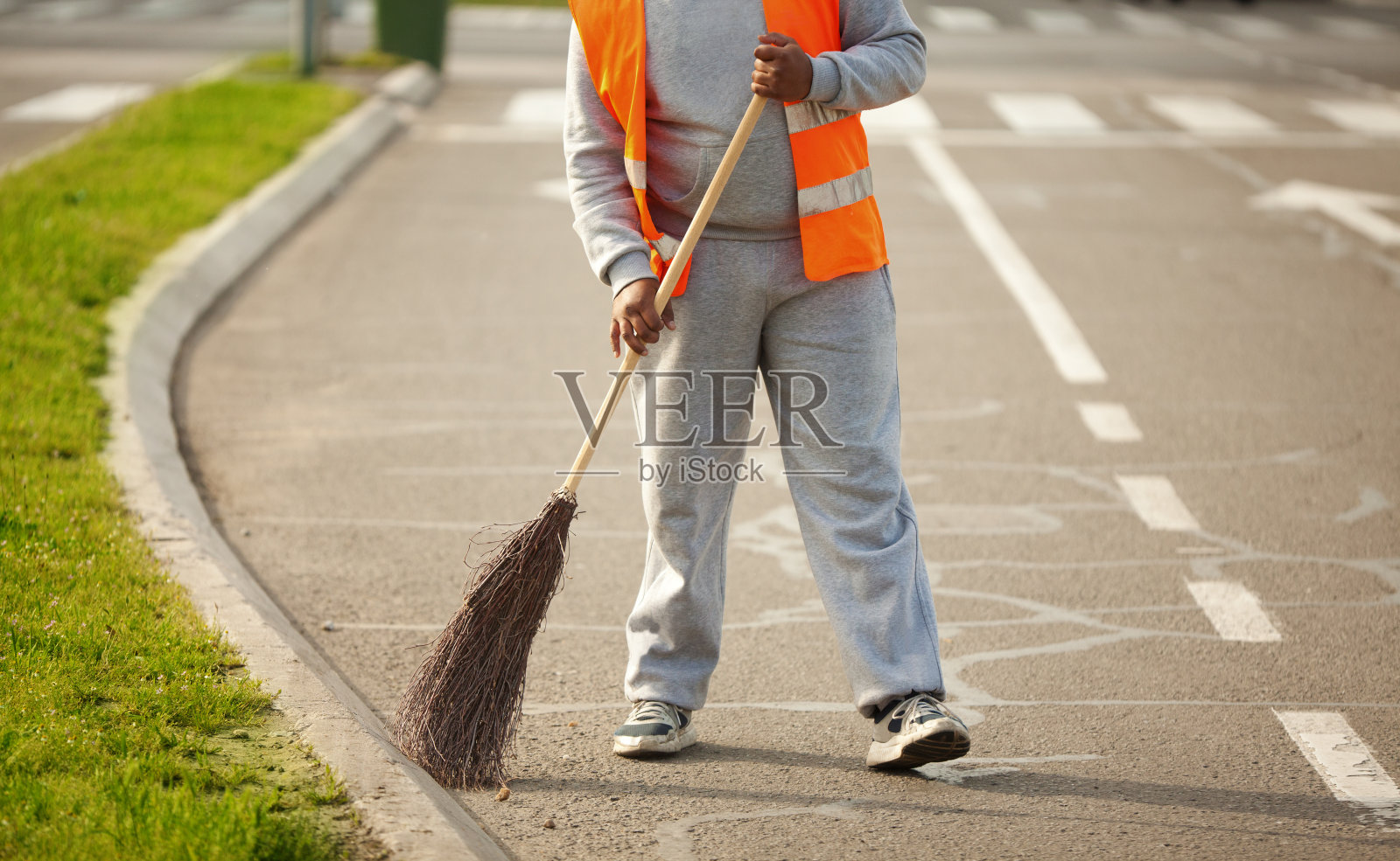 道路系列:清扫街道照片摄影图片