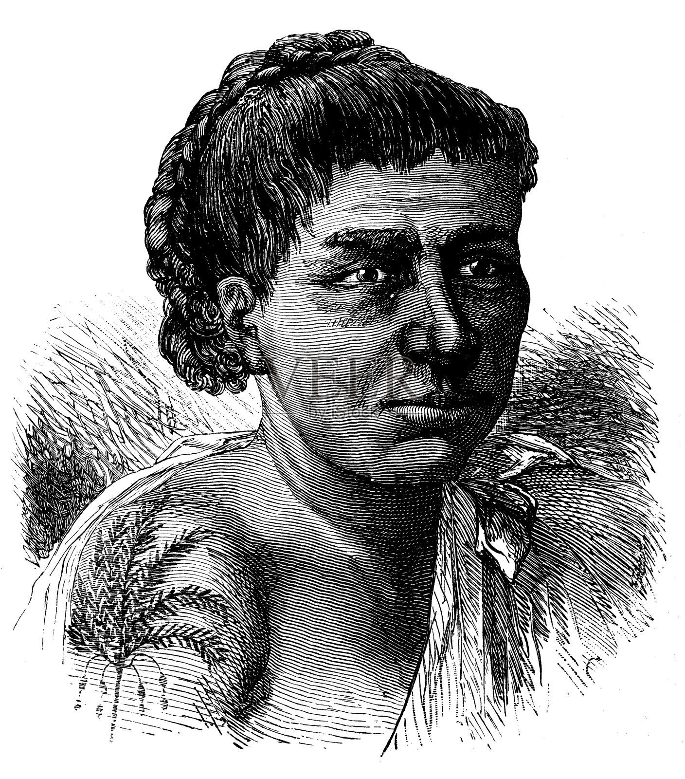 世界人民和传统:三明治群岛插画图片素材