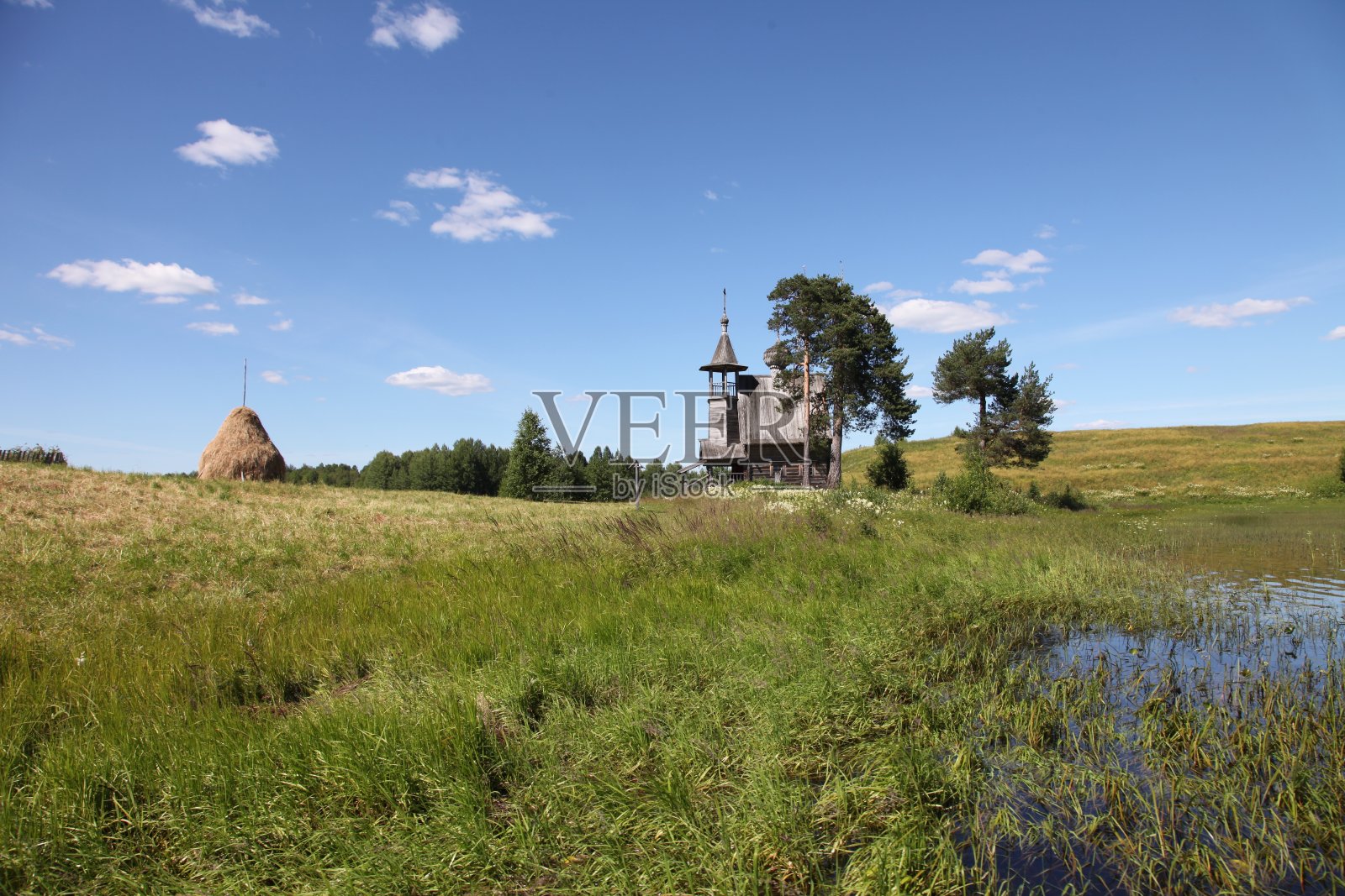 基诺零国家公园的木制教堂照片摄影图片