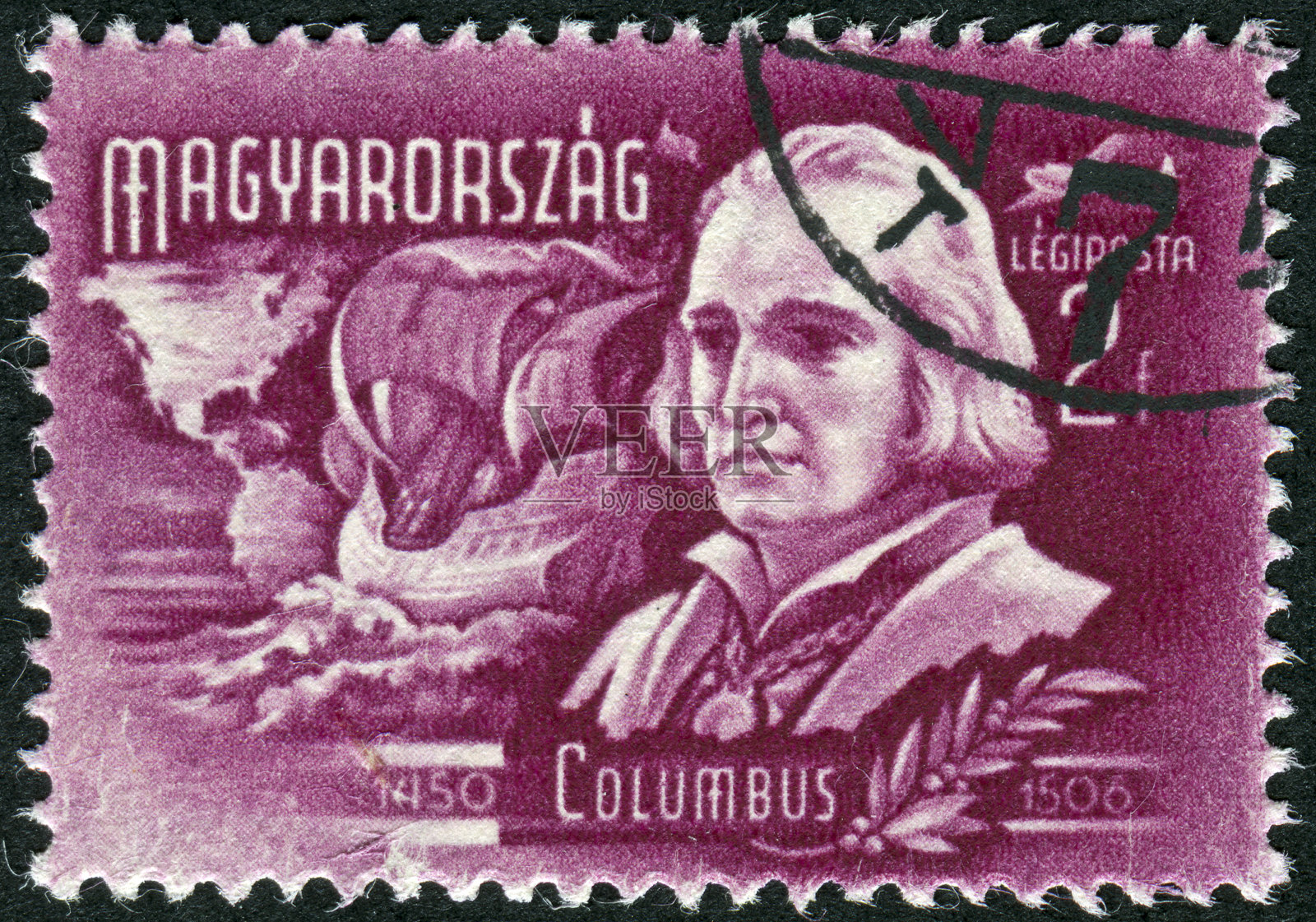 克里斯托弗·哥伦布邮票照片摄影图片