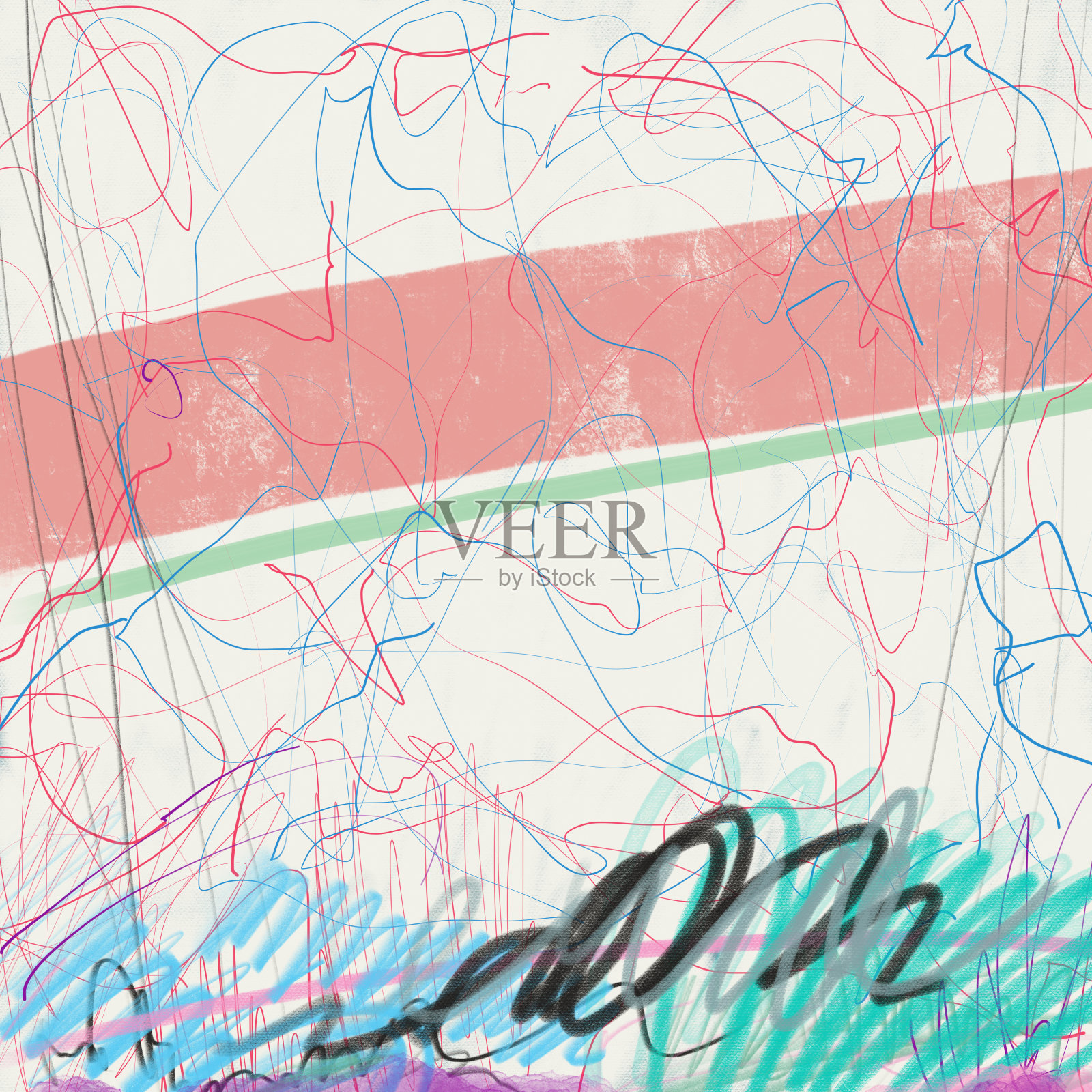 色彩鲜艳的涂鸦。照片摄影图片