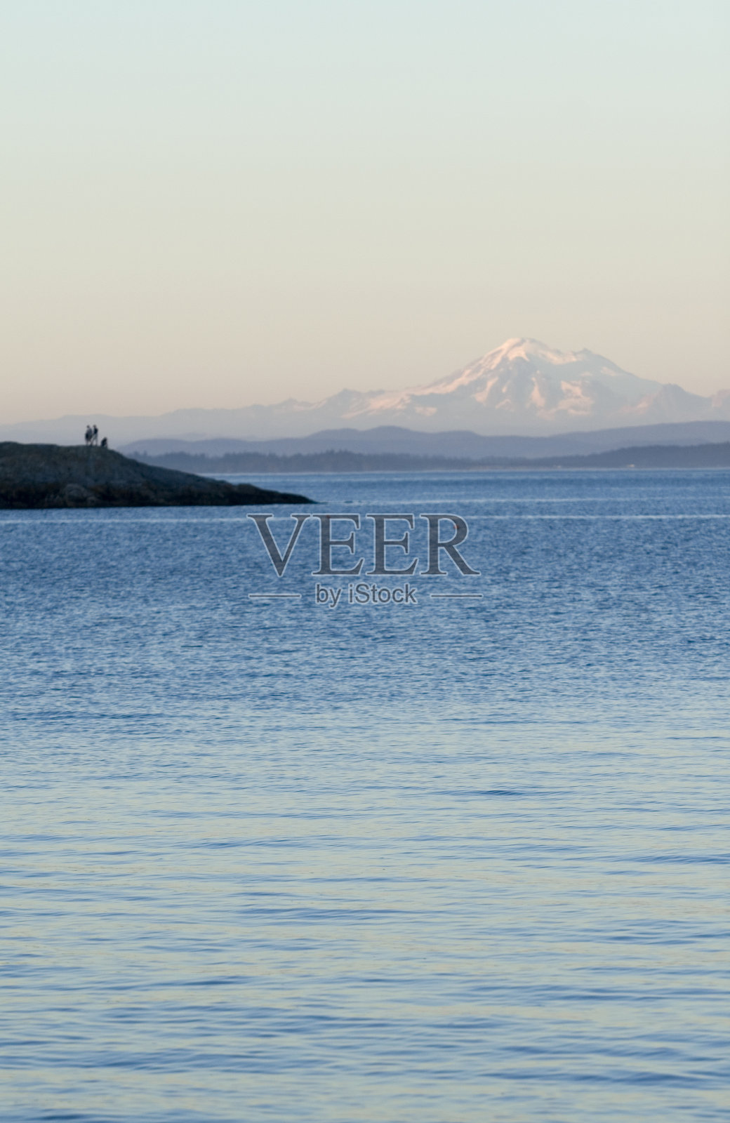 日落时的海景照片摄影图片