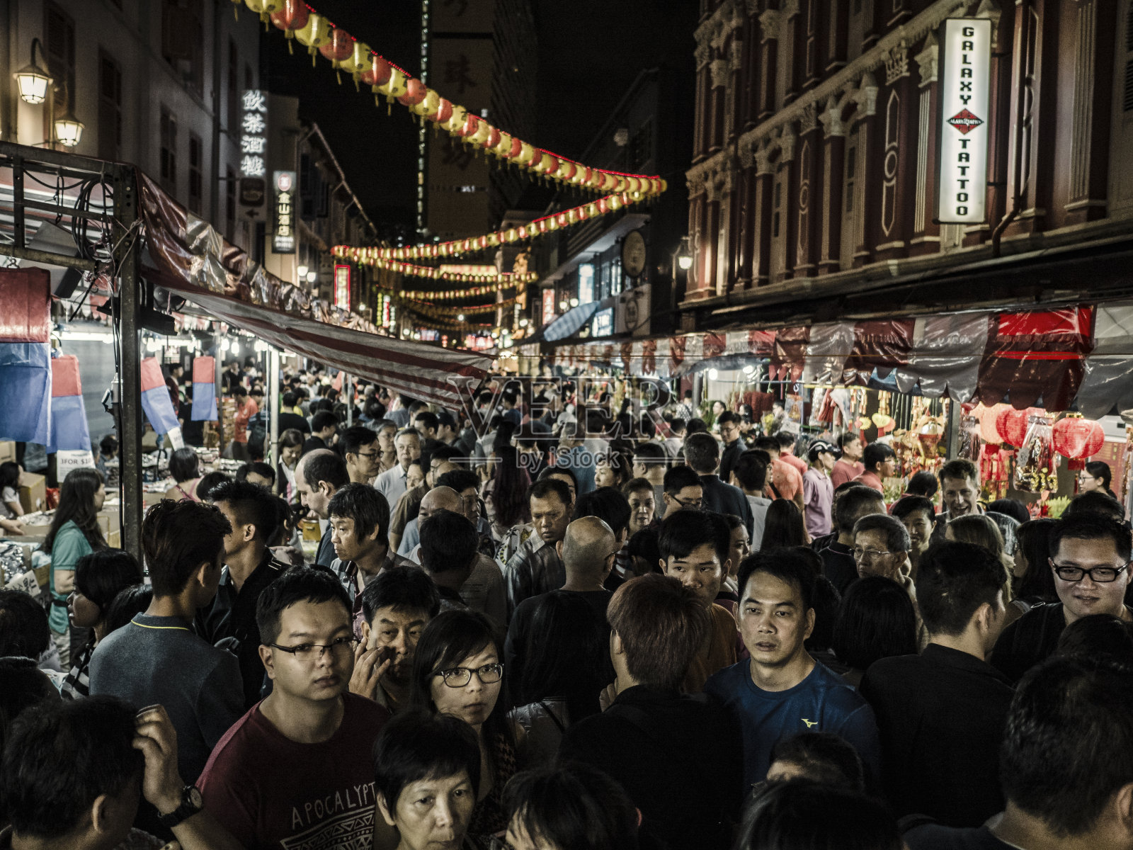 中国新年唐人街新加坡照片摄影图片