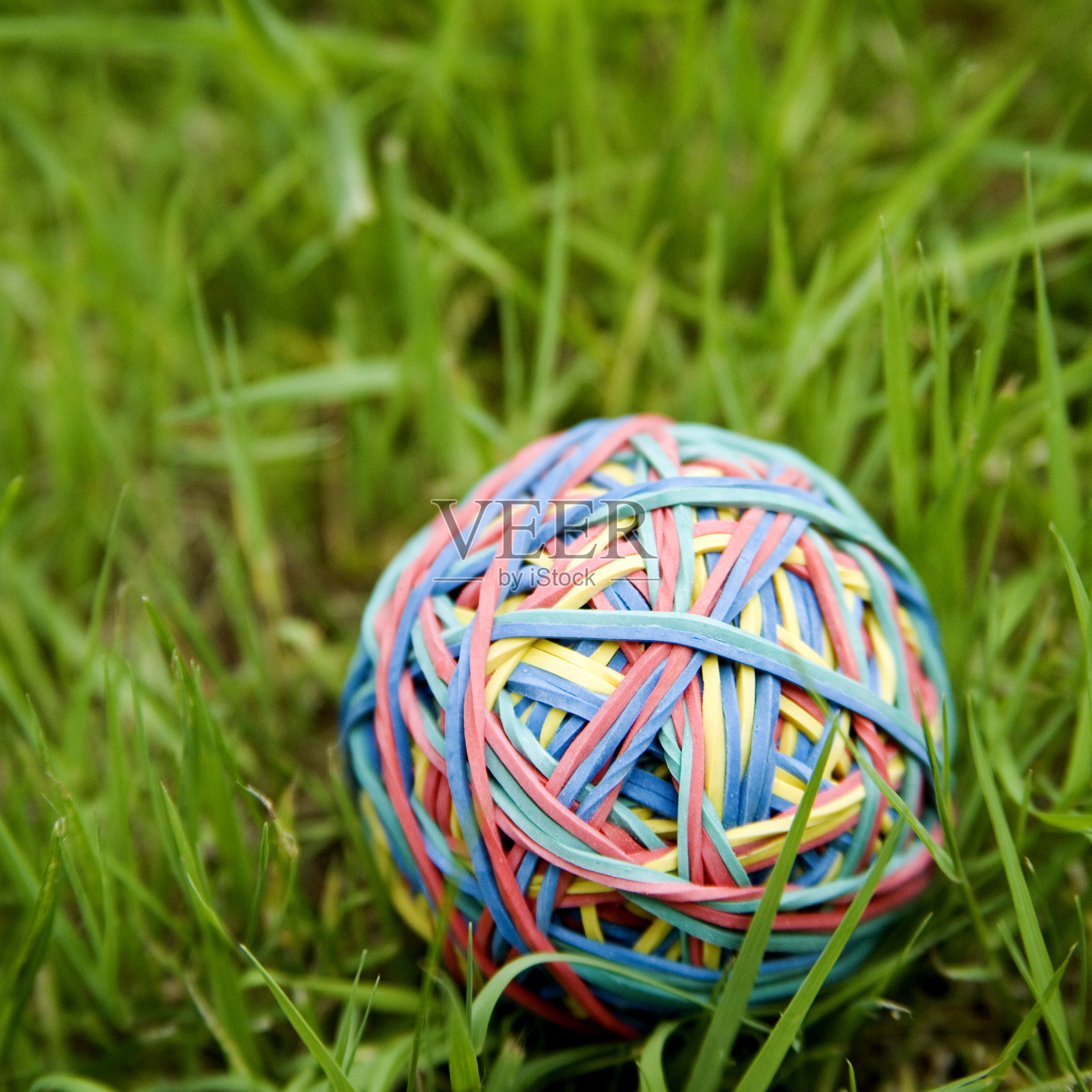 橡皮圈球照片摄影图片