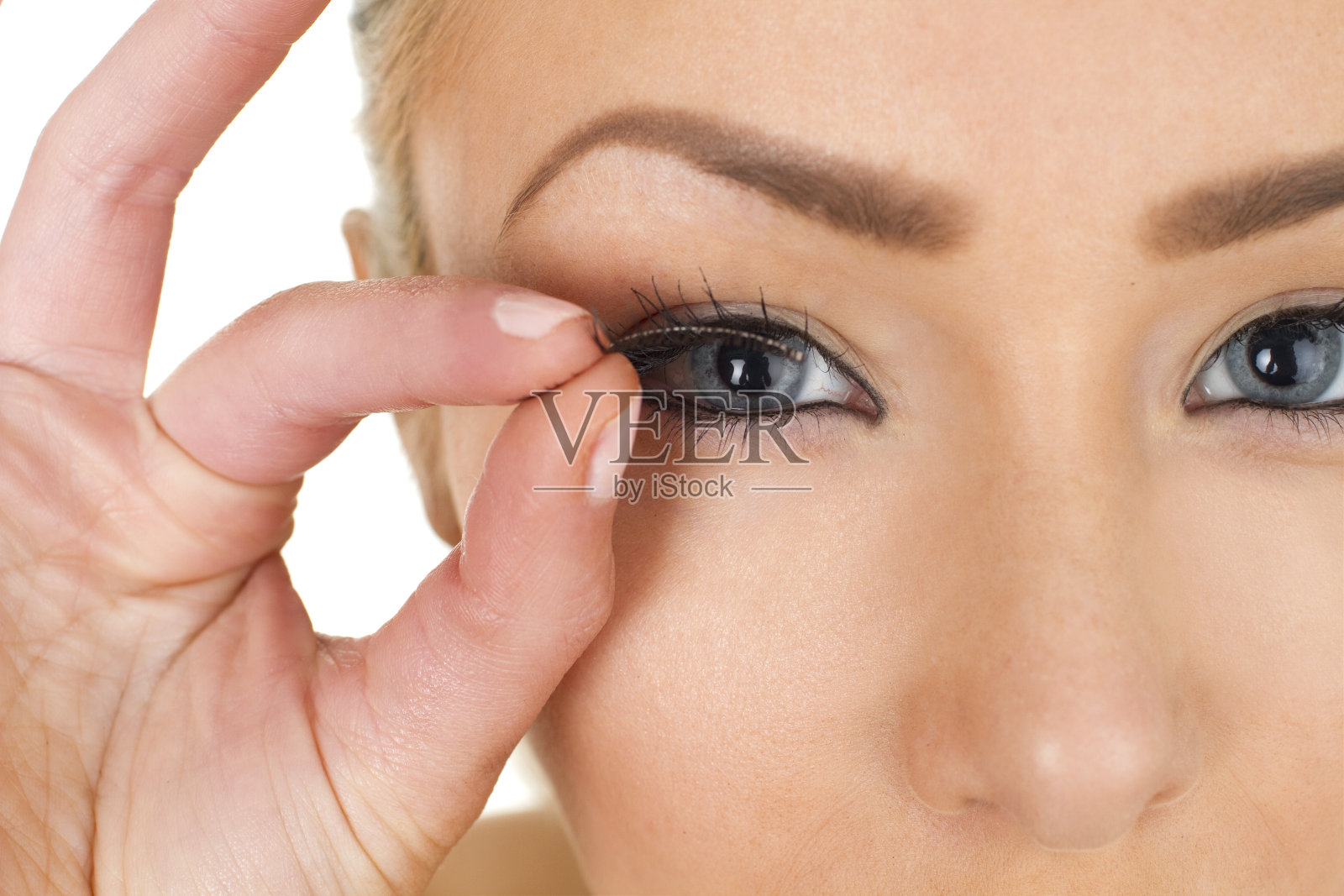 睫毛照片摄影图片