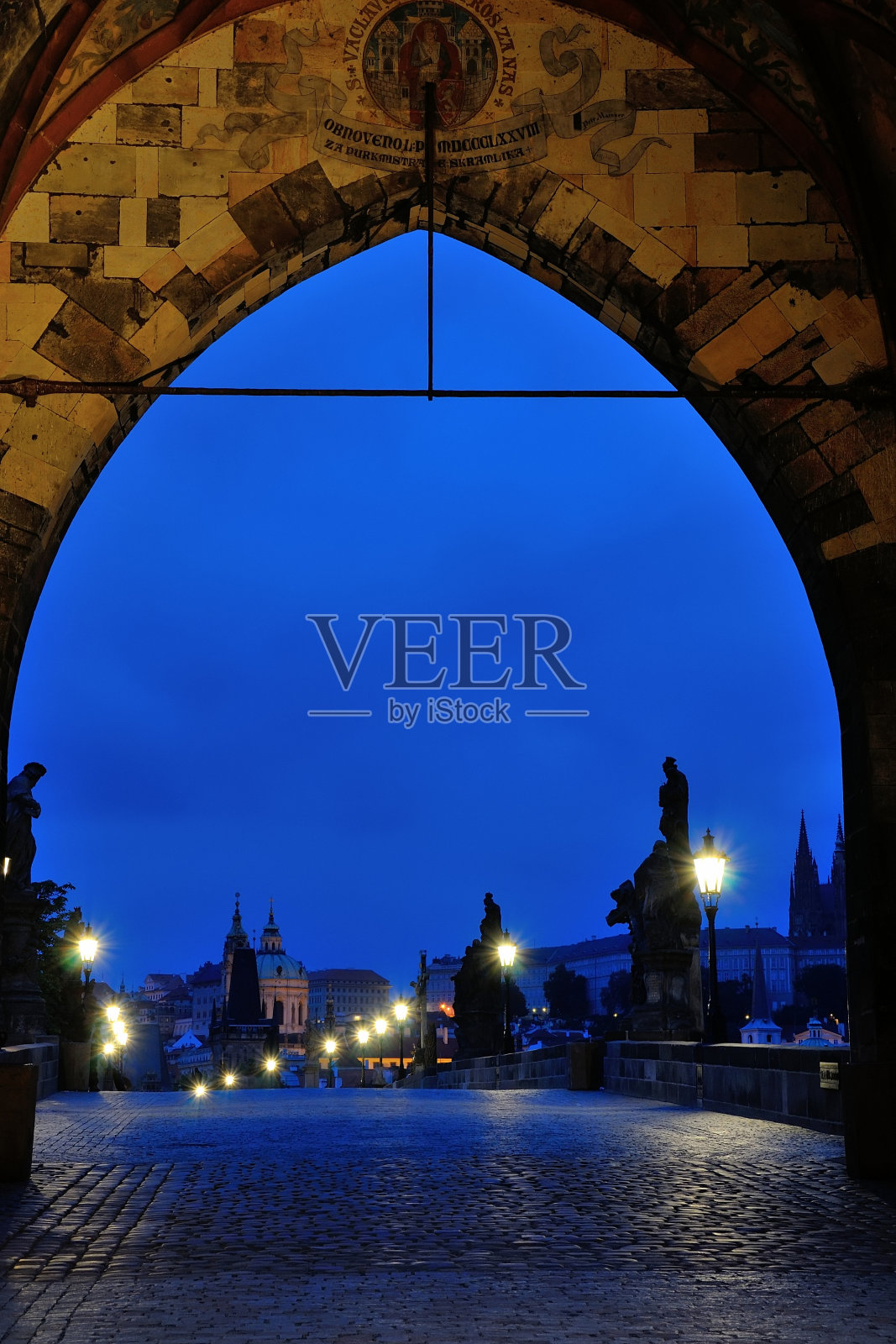 查尔斯(卡尔洛夫)拱桥照片摄影图片