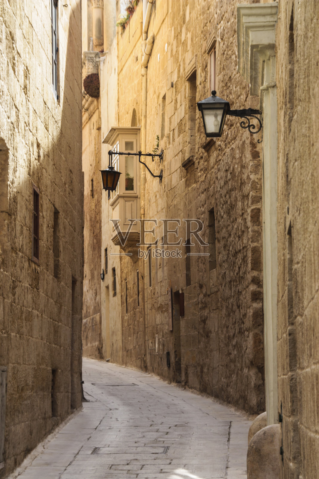 Mdina小巷照片摄影图片