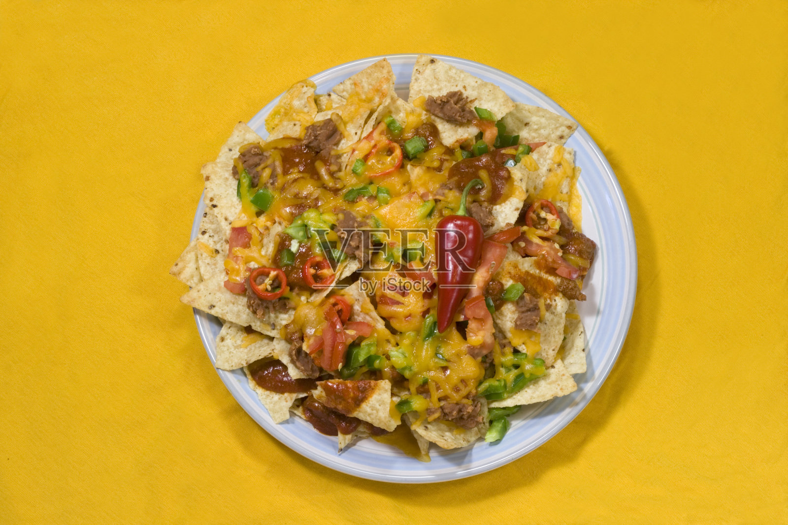 在黄色的玉米片照片摄影图片