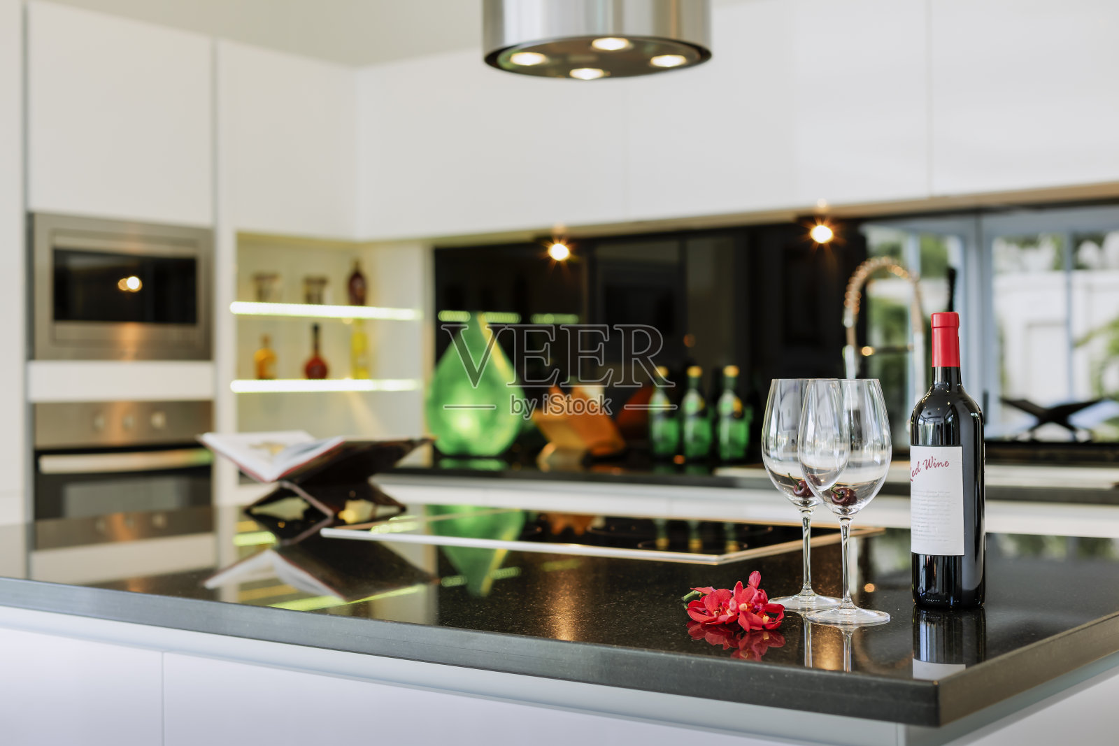 现代厨房照片摄影图片