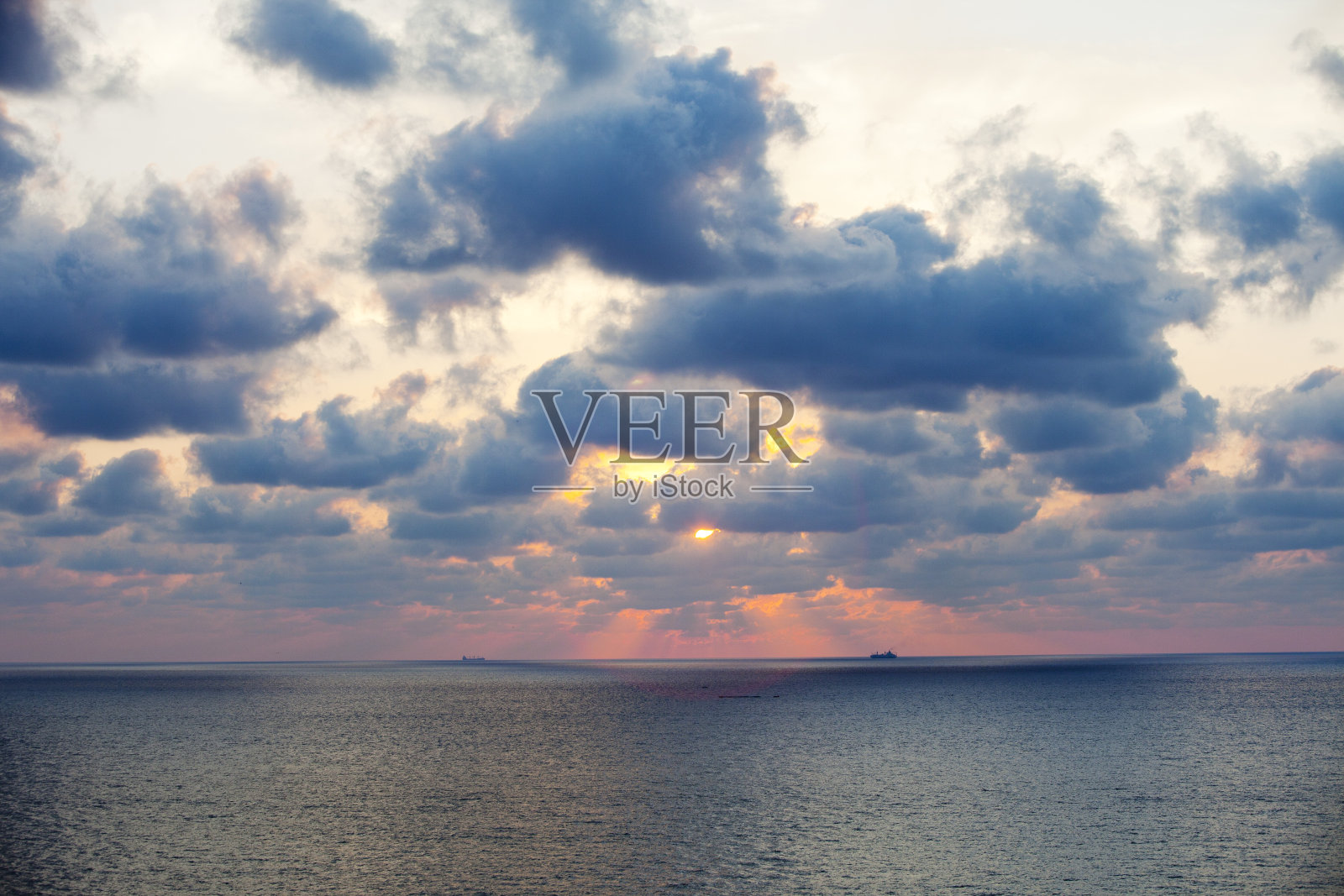 佛罗里达迈阿密海滩的日出照片摄影图片