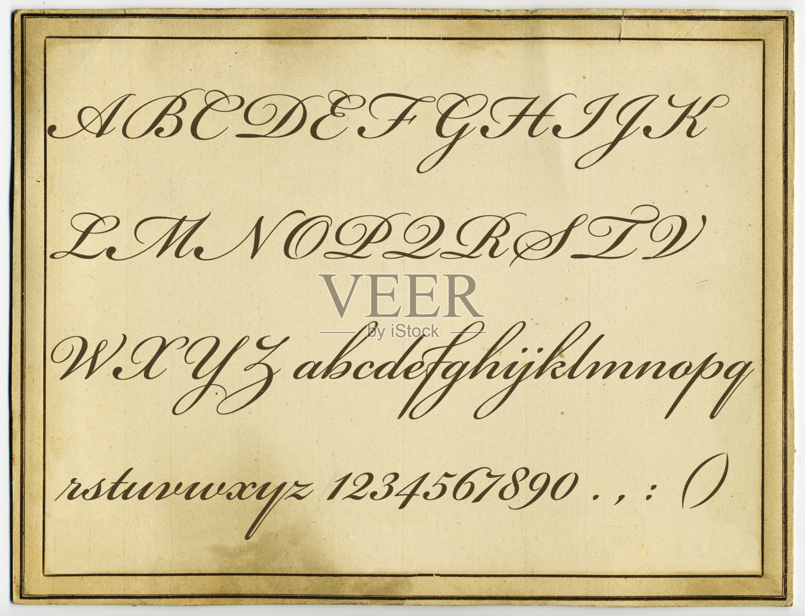 古老的字体照片摄影图片