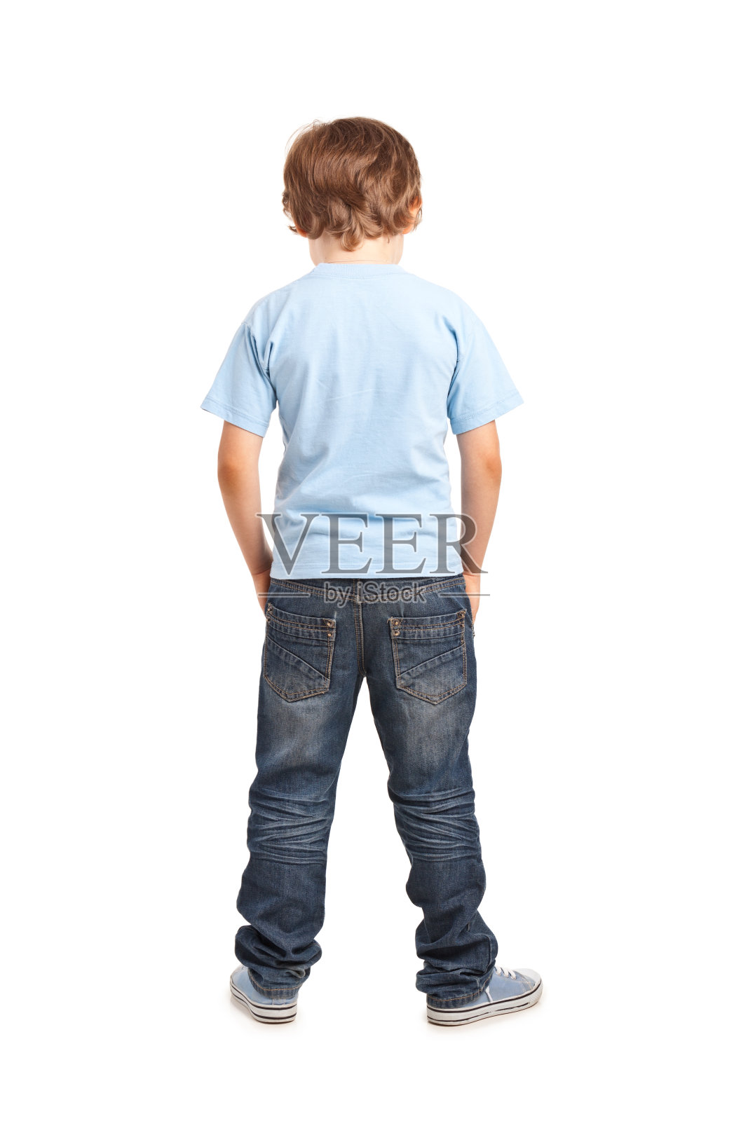 8岁男孩照片摄影图片