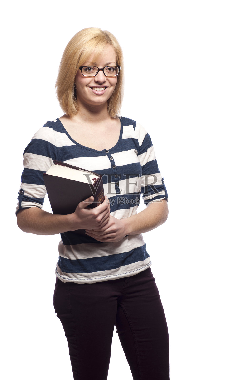 女人拿着圣经照片摄影图片