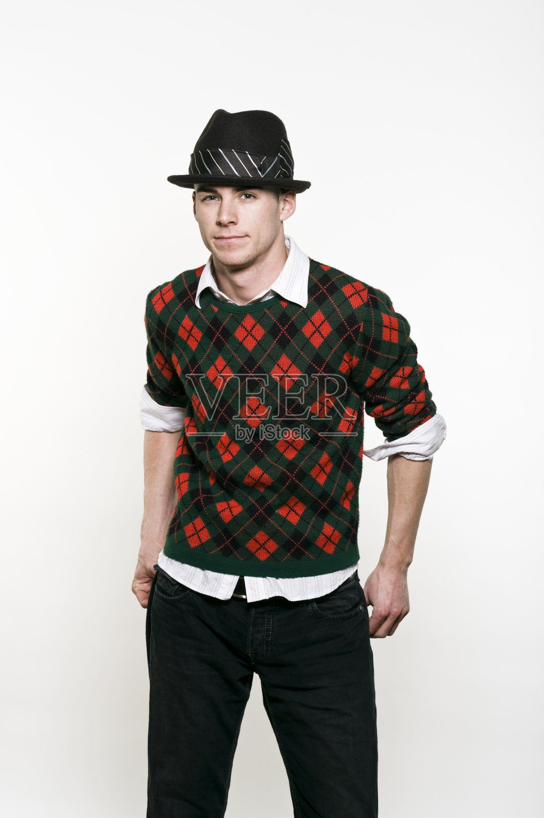 衣冠楚楚的年轻人照片摄影图片