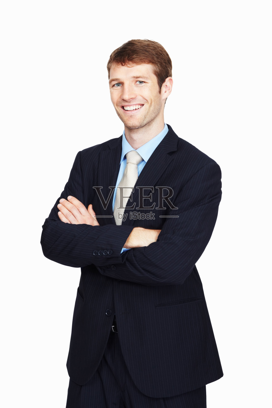 英俊的商人微笑照片摄影图片