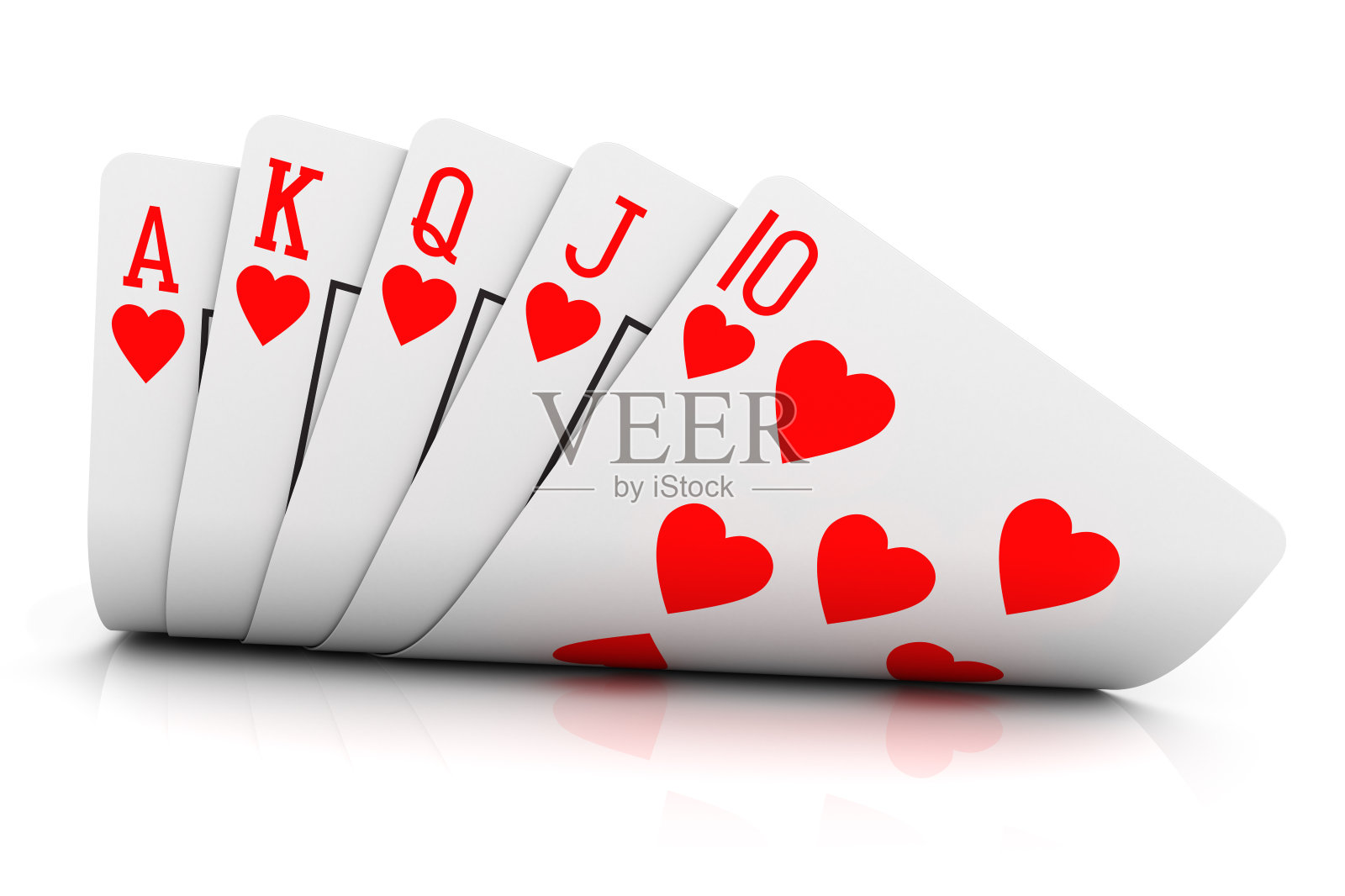 皇家同花顺照片摄影图片