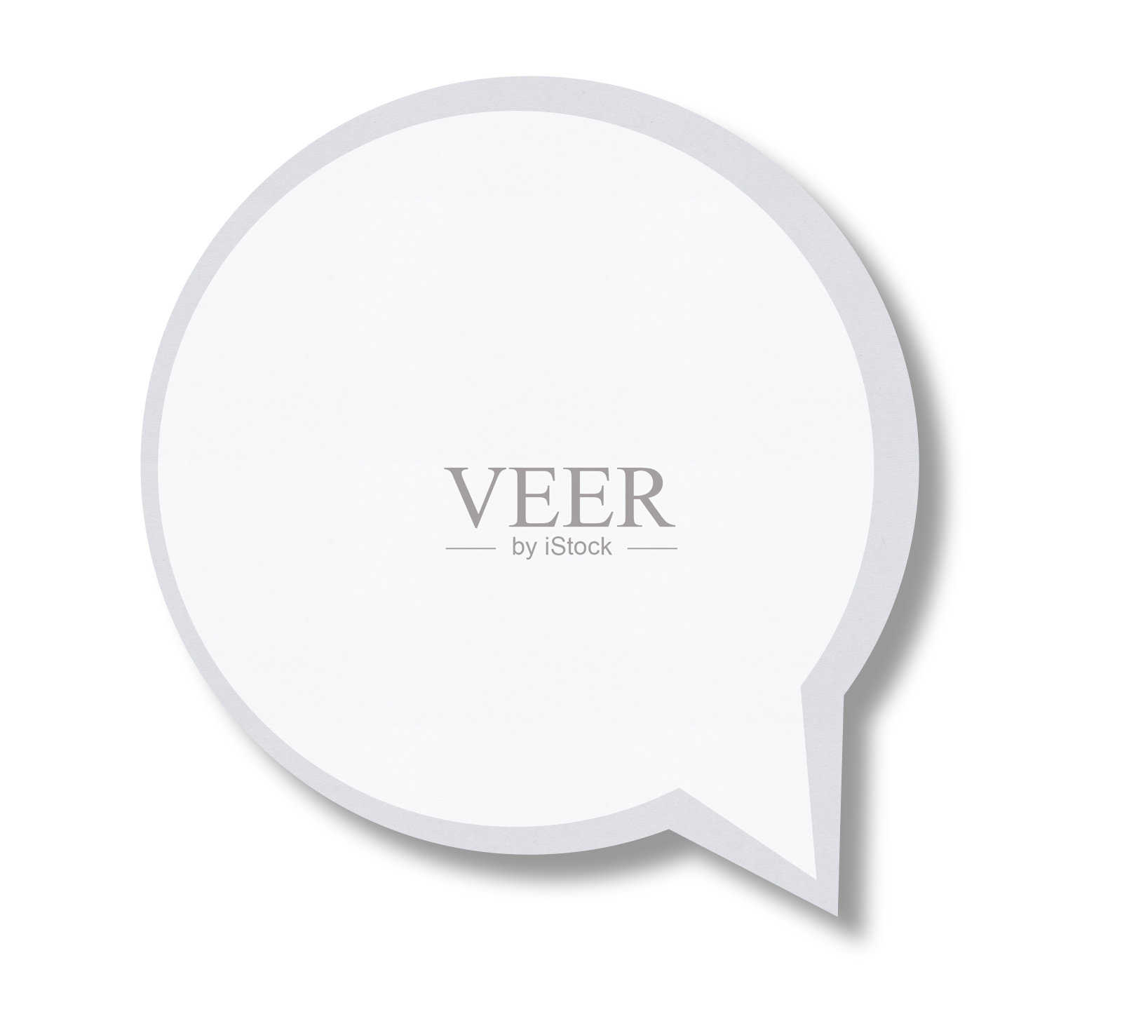 空白的白色演讲泡泡照片摄影图片