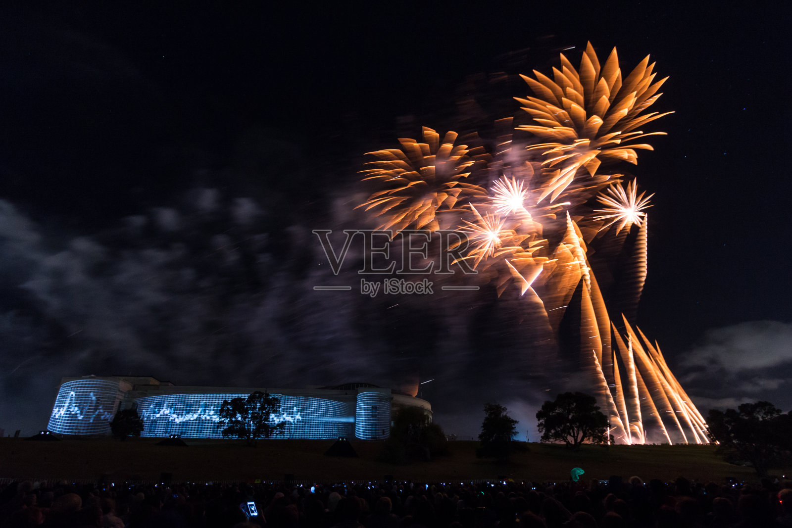 奥克兰地区的烟花照片摄影图片